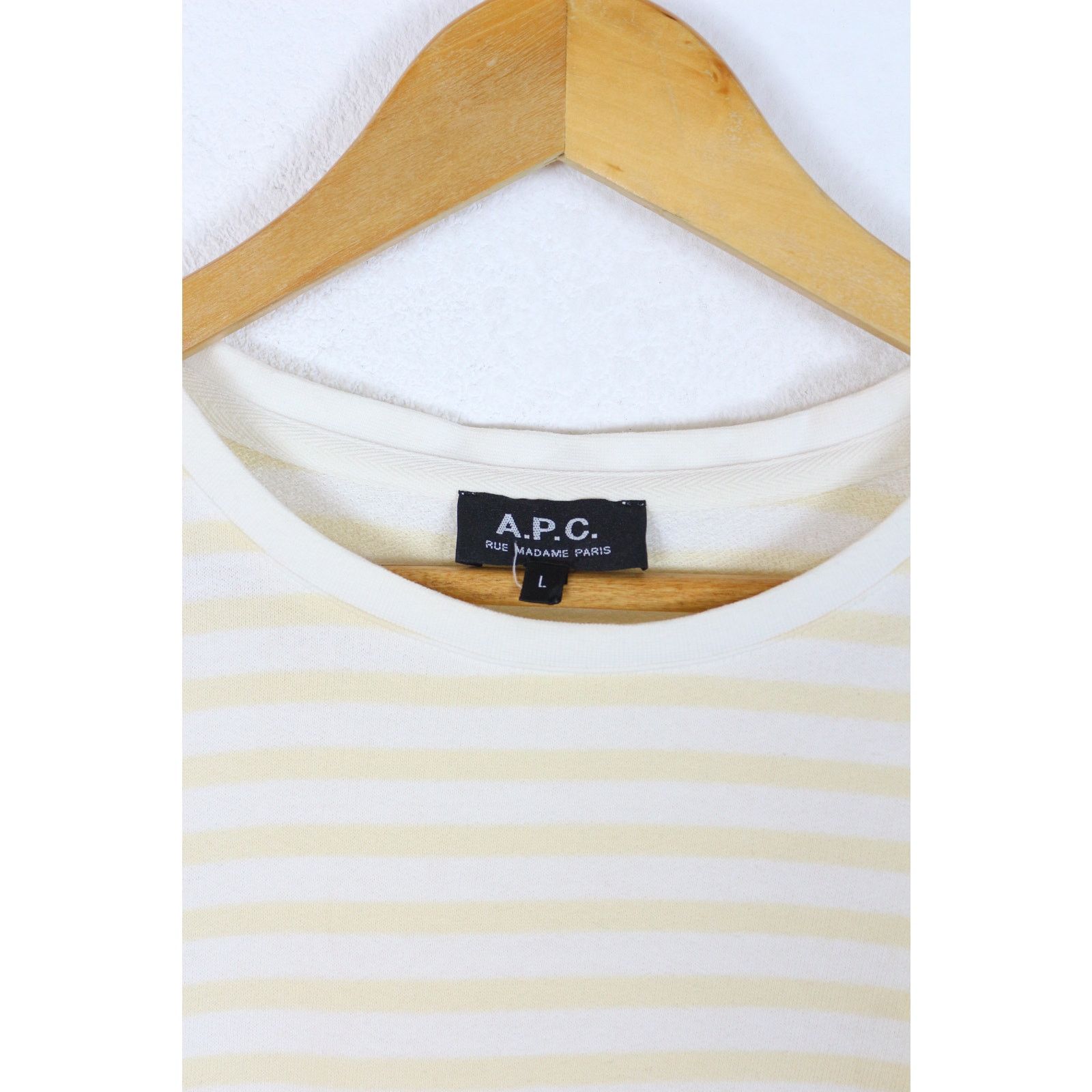 A.P.C. A.P.C. Striped Breton Crew Sweatshirt Women’s L Size L / US 10 / IT 46 - 3 Thumbnail
