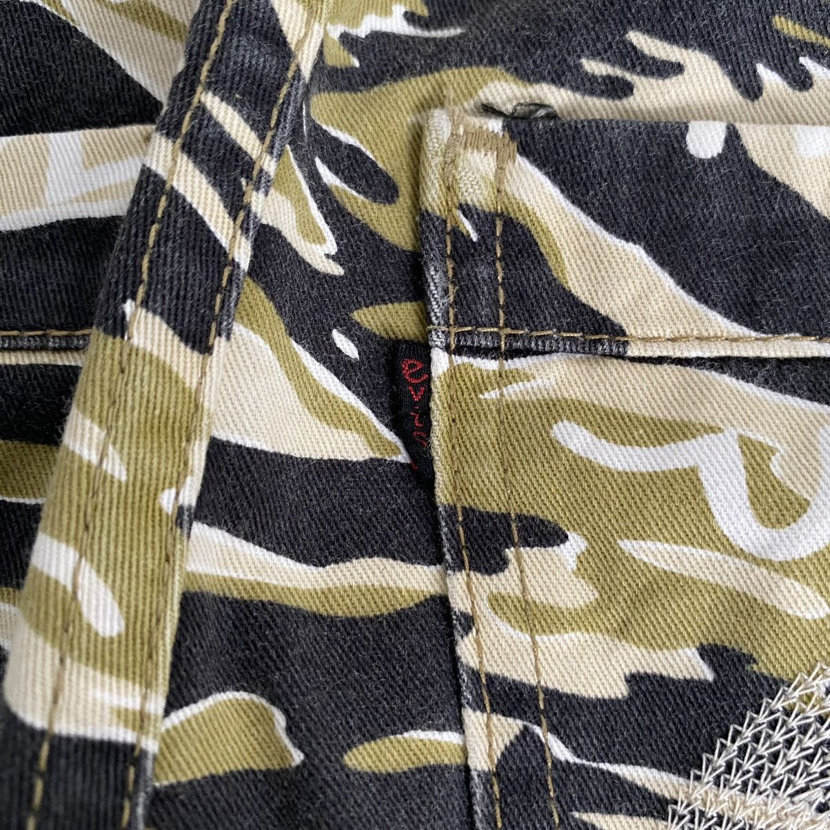 Evisu 2000’s Evisu Japan Camo Tiger Stripe Baggy Cargo Pants Size US 32 / EU 48 - 16 Thumbnail