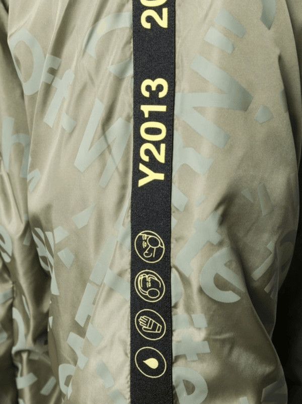 Off-White o1y0225 Logo Jacket in Military Green Size US S / EU 44-46 / 1 - 2 Thumbnail
