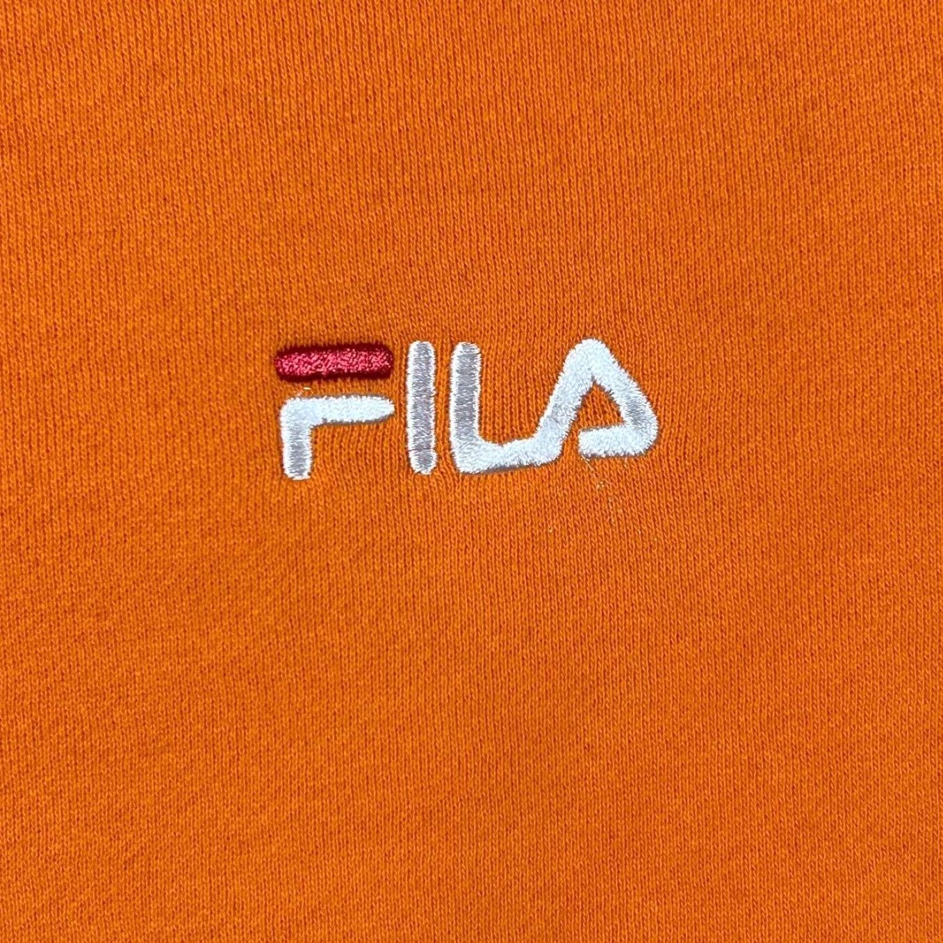 Fila FILA Orange Black White Colour Block Crewneck Sweatshirt Women's XS Size XS / US 0-2 / IT 36-38 - 4 Thumbnail