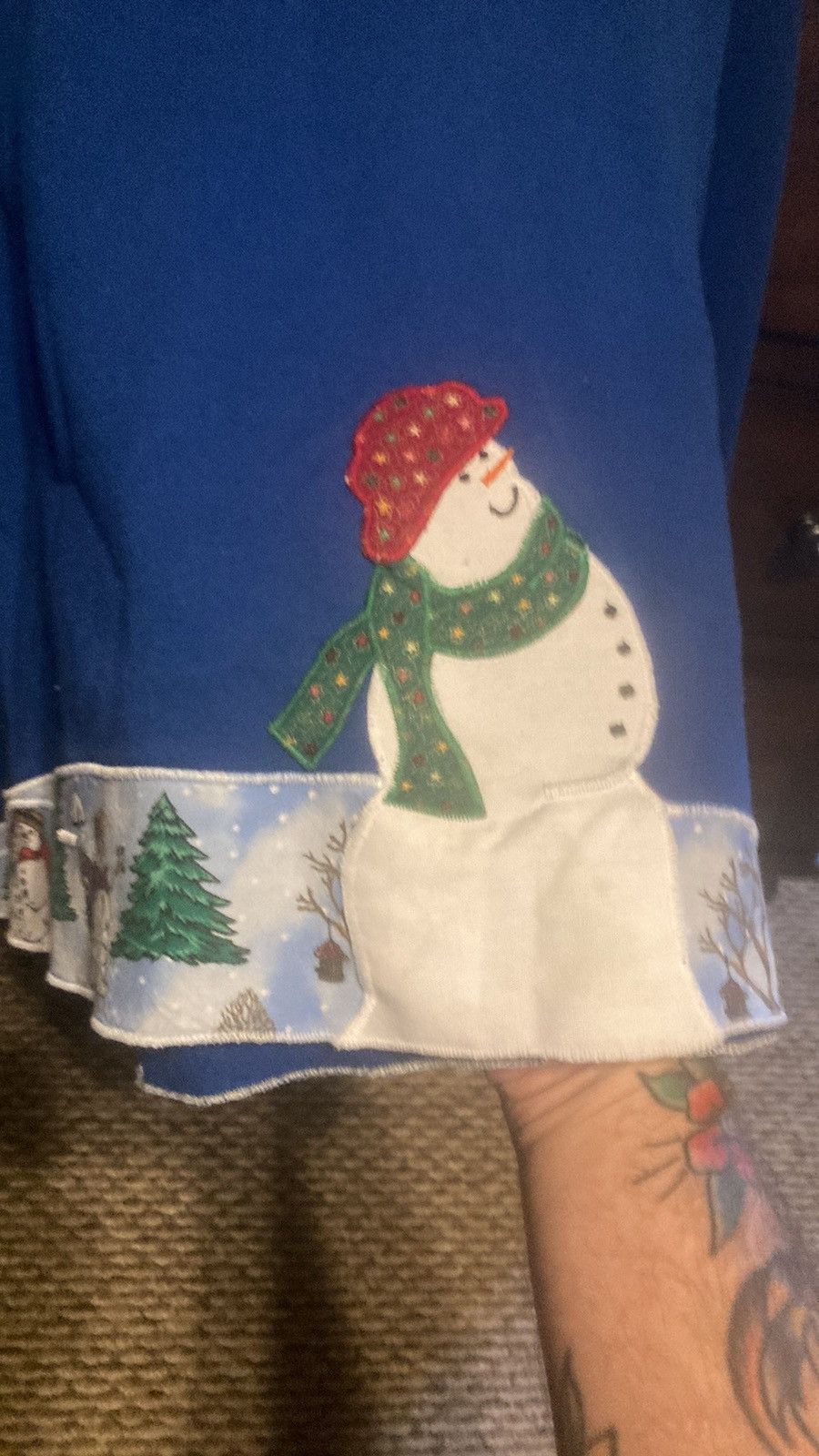 Other Vintage Christmas Snowman Grandma Crewneck Ugly Sweater Size L / US 10 / IT 46 - 3 Thumbnail