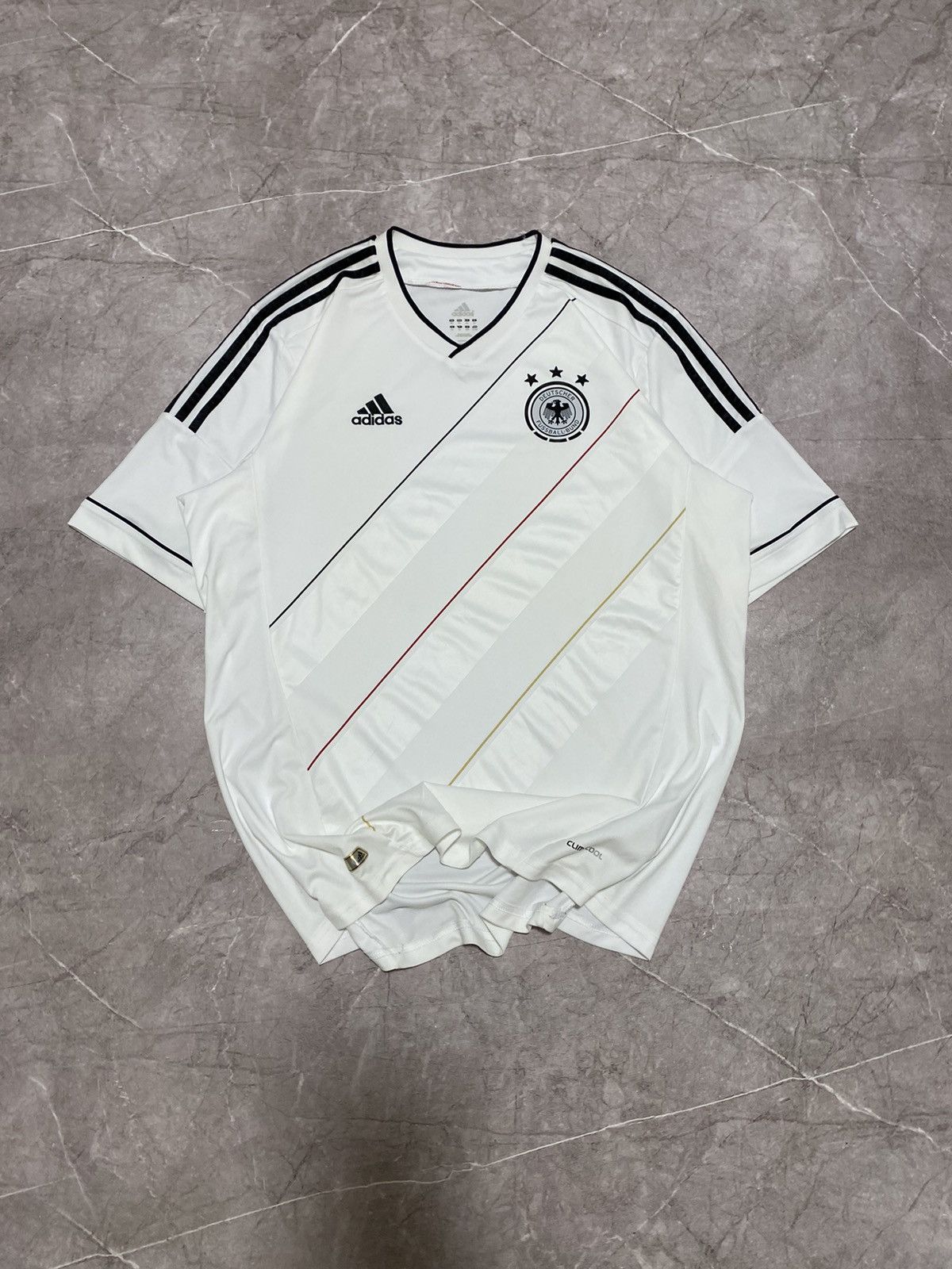 Adidas Vintage Adidas Deutschland 2011 Home Germany Soccer Jersey Size US XL / EU 56 / 4 - 2 Thumbnail