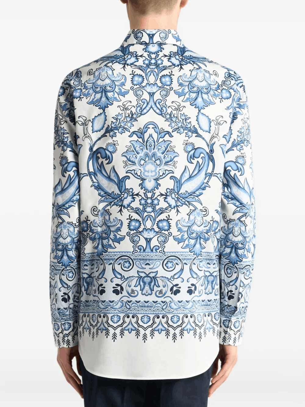 Other Print Long-Sleeve Cotton Shirt – Classic & Versatile Style Size US M / EU 48-50 / 2 - 2 Thumbnail