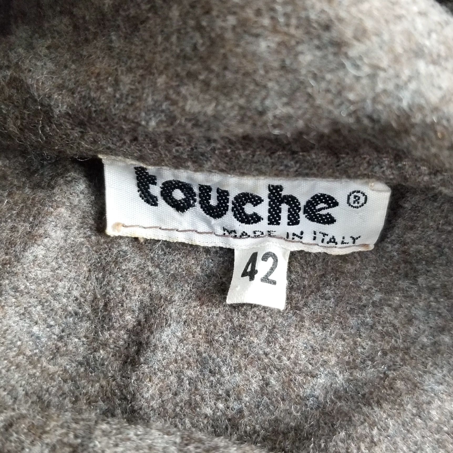 Vintage VINTAGE Touche Wool Turtleneck Dress 28X42 Plaid Sweater Dress 3/4 Sleeve Knit Italy Gray Womens” Size 4XL / US 24-26 - 6 Thumbnail