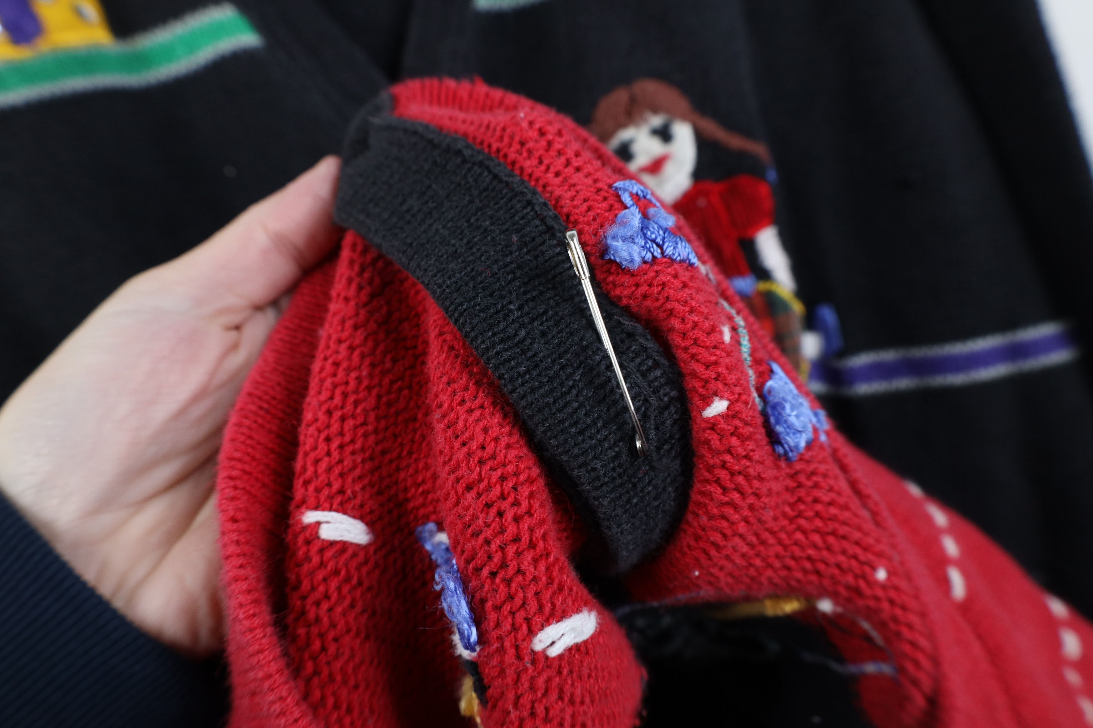 Vintage Vintage 90s Christmas Present Toys Knit Cardigan Sweater Size XXL / US 16-18 / IT 52-54 - 5 Thumbnail