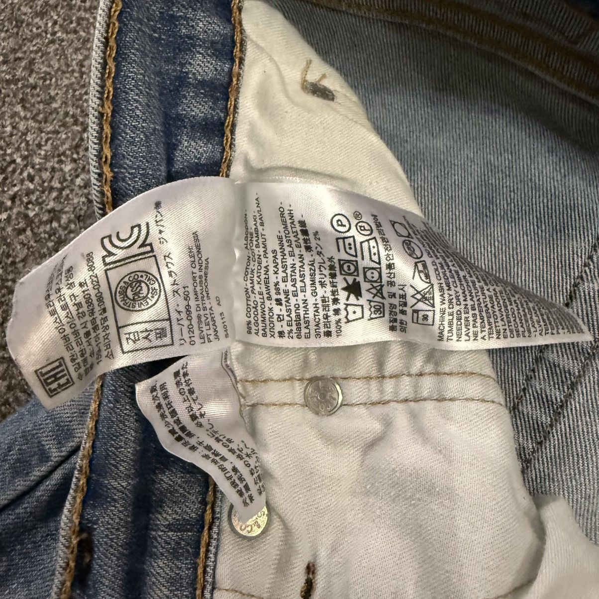 Levi's 🔥 y2k Distressed Levis 513 Faded Denim W34 Size US 34 / EU 50 - 11 Thumbnail