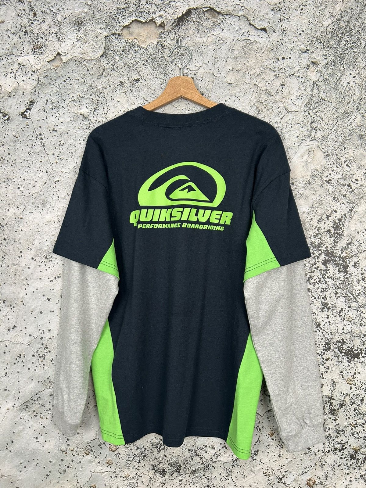 Quiksilver Quiksilver Surf Skate Longsleeve Rap Baggy Streetwear Size US S / EU 44-46 / 1 - 1 Thumbnail