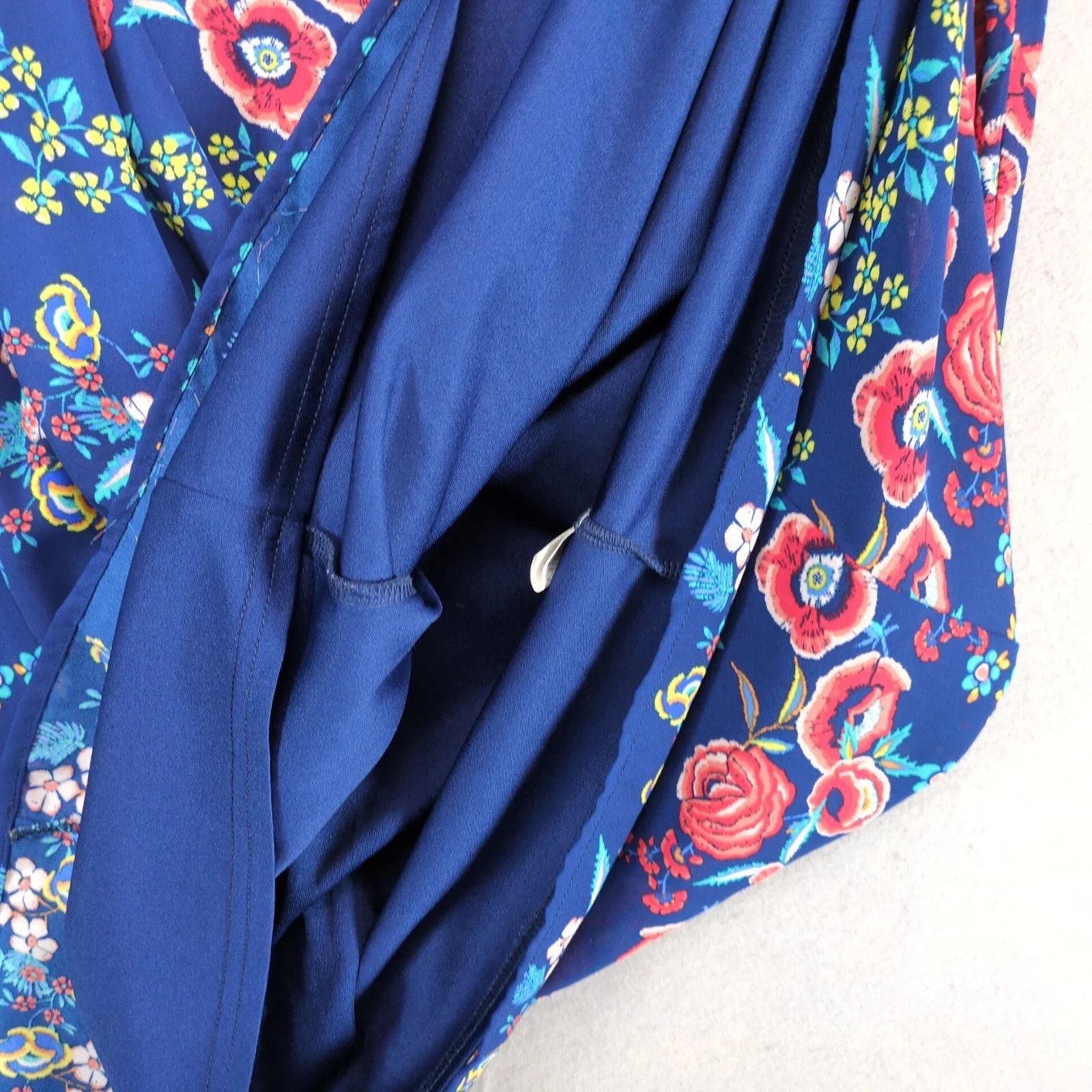 Other Luxology Blue Floral Sleeveless Shift Dress Sz 10 Flowy Size L / US 10 / IT 46 - 9 Thumbnail