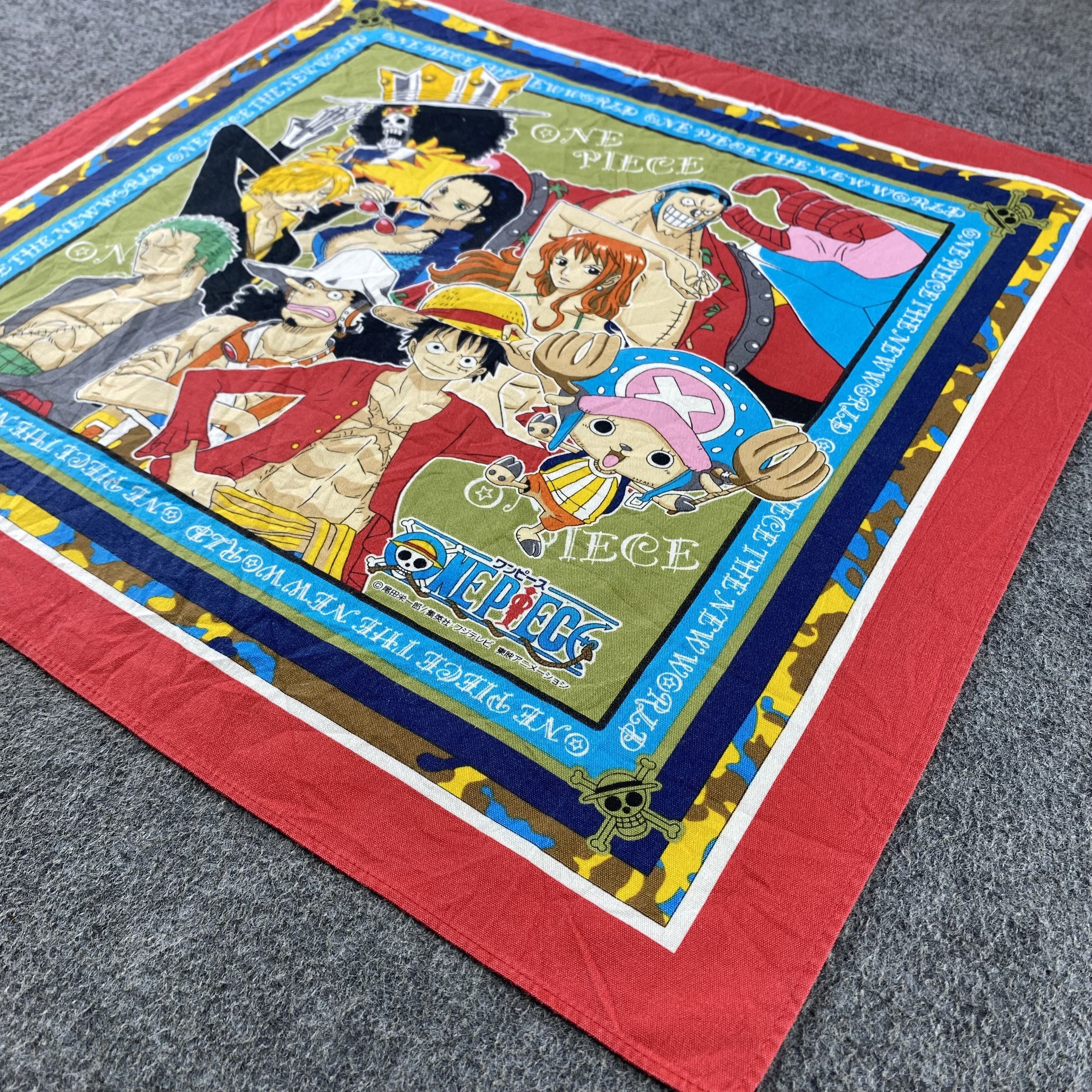 Anime × Japanese Brand One Piece Handkerchief/Neckerchief/Bandana HC822 Size ONE SIZE - 2 Thumbnail