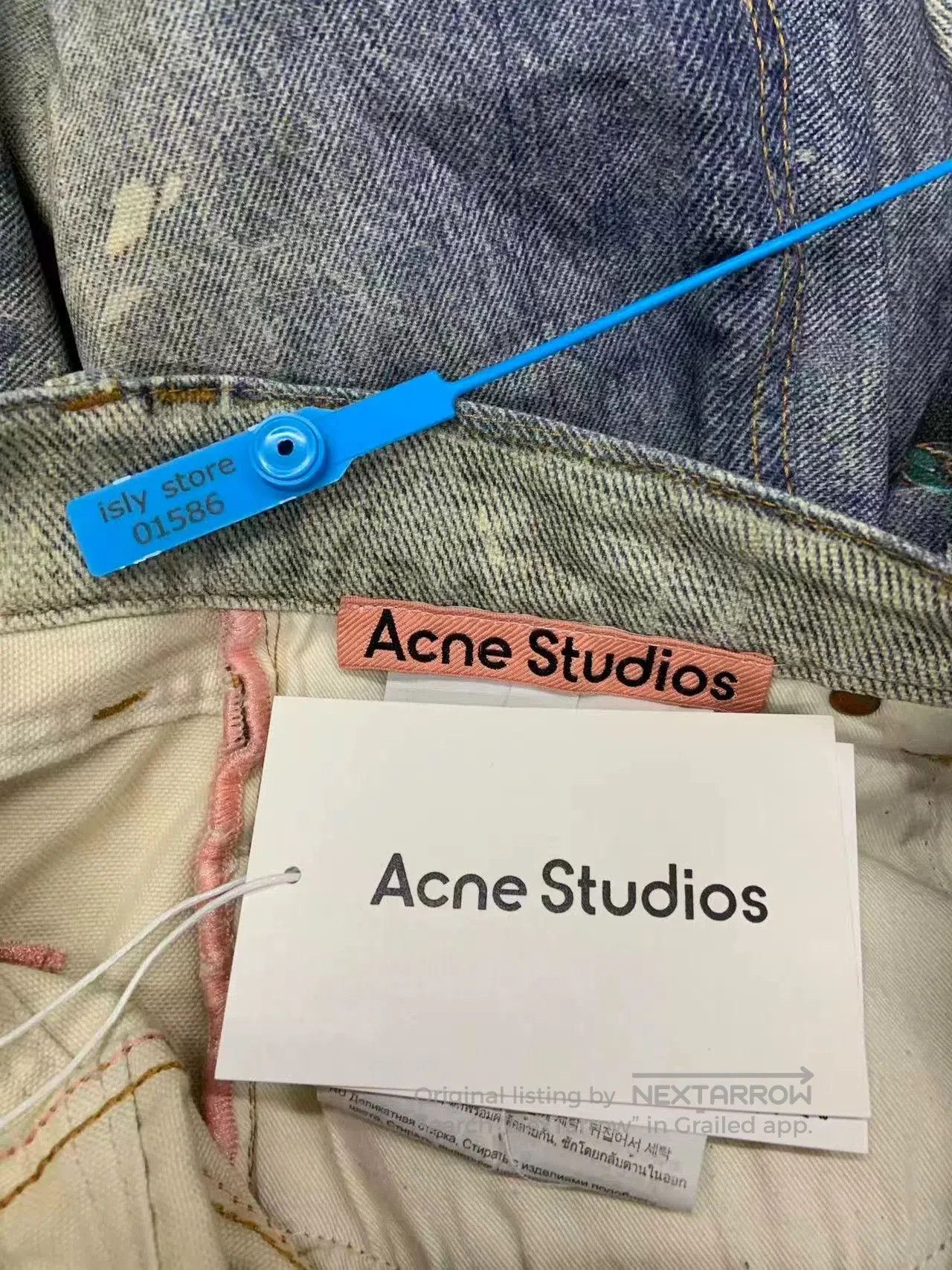 Acne Studios Acne Studios 3D Print Baggy Jeans. Size US 44 / EU 60 - 5 Thumbnail