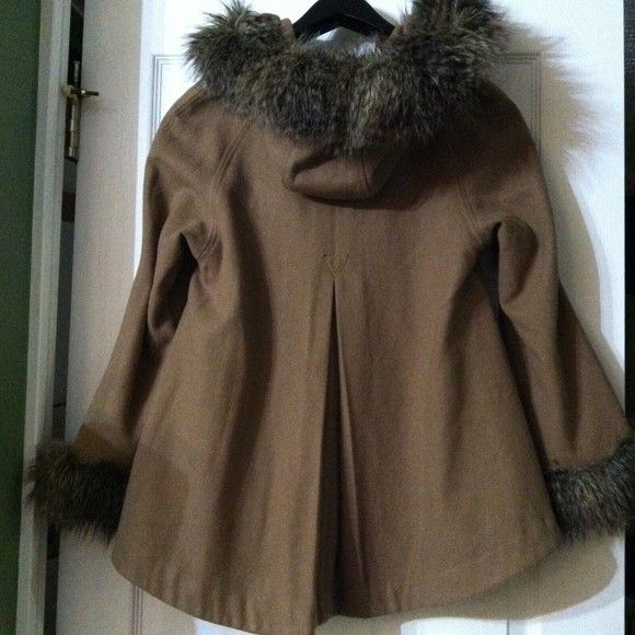Guess GUESS WOMEN'S WOOL BLEND JACKET WITH HOODED FUR SIZE: M Size M / US 6-8 / IT 42-44 - 6 Thumbnail