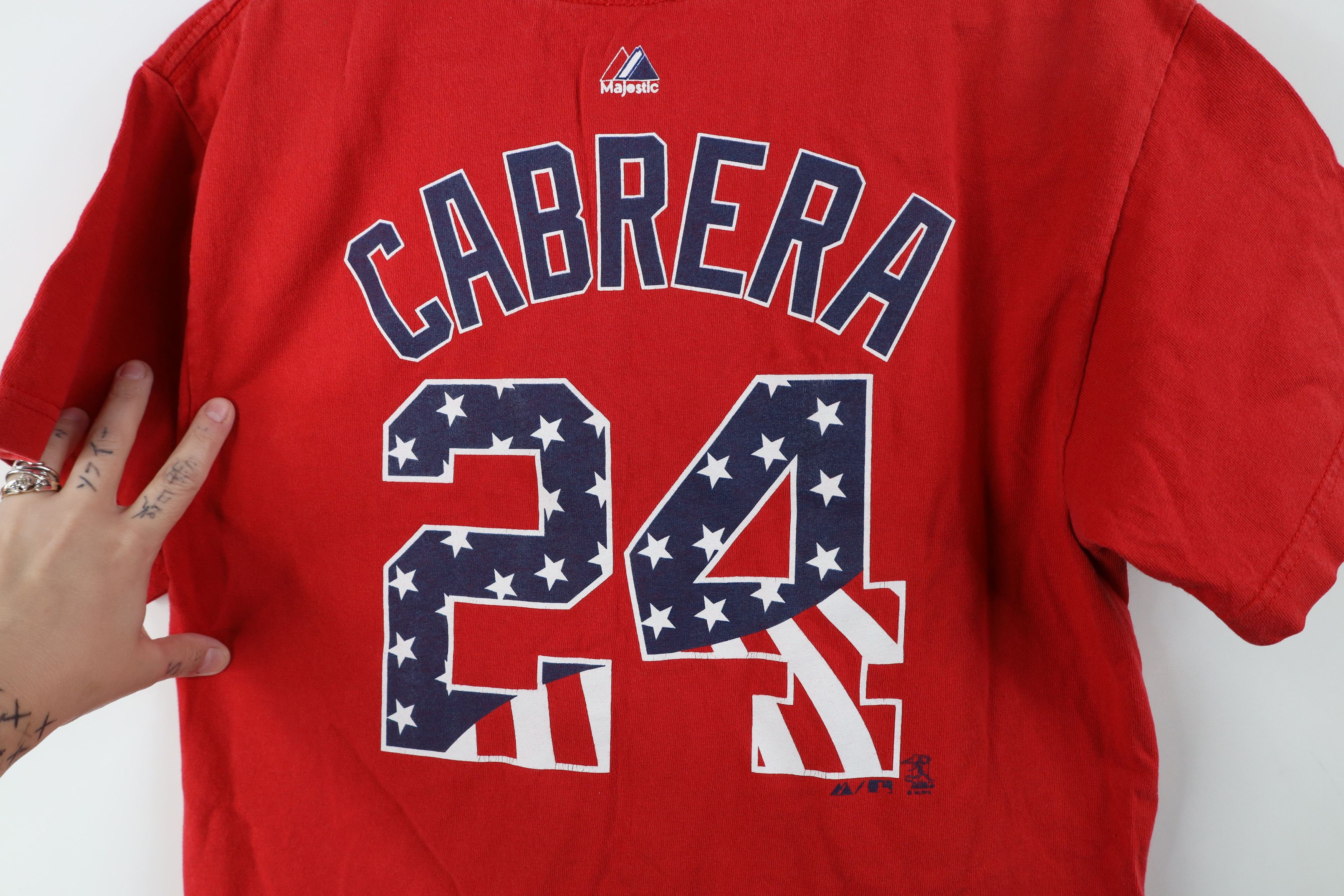Majestic Vintage Majestic Cabrera Detroit Tigers Baseball T-Shirt USA Size S / US 4 / IT 40 - 10 Thumbnail