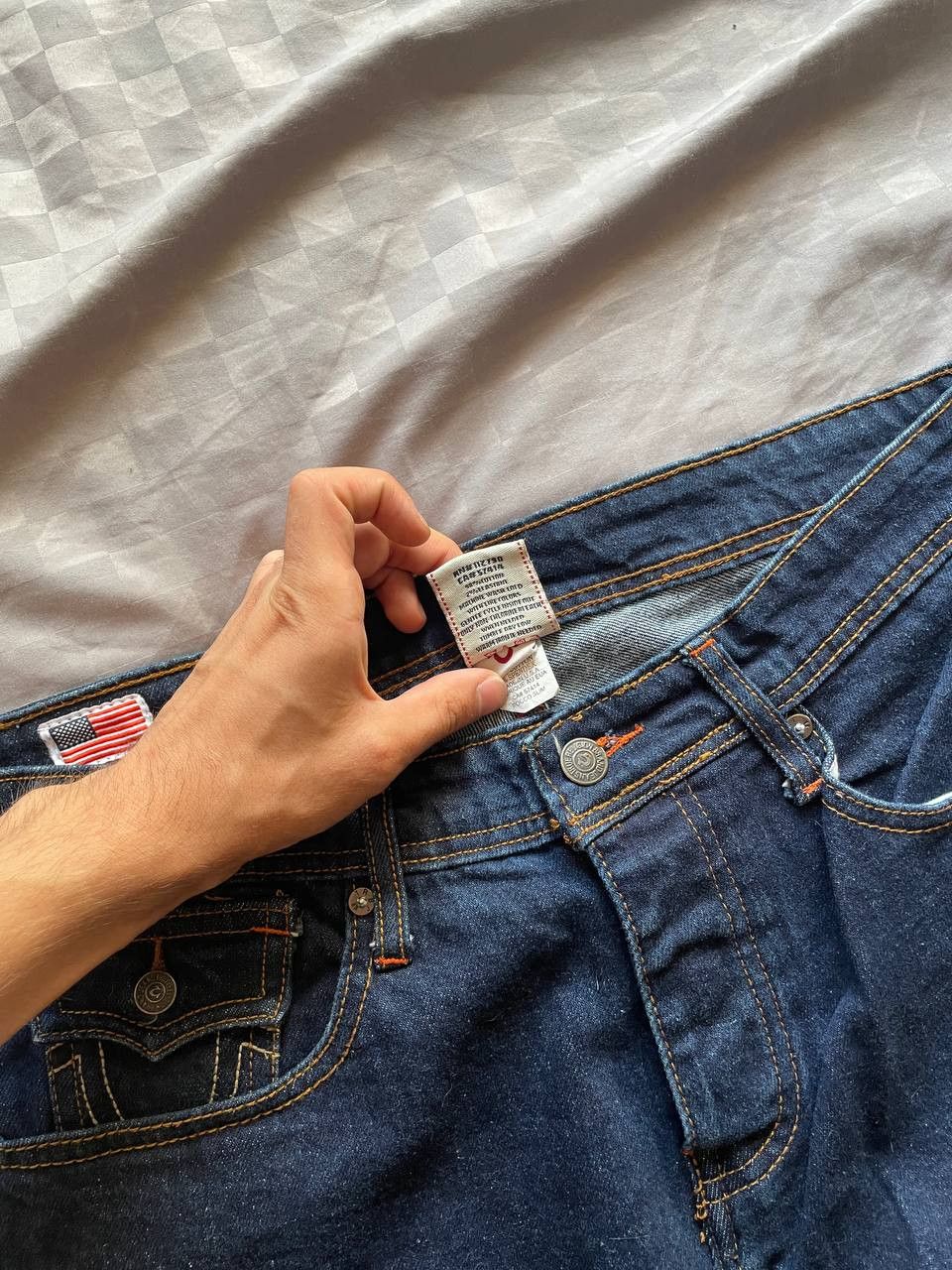 True Religion Vintage True Religion Jeans Slim Baggy Avant Garde Y2K Japan Size US 34 / EU 50 - 8 Thumbnail