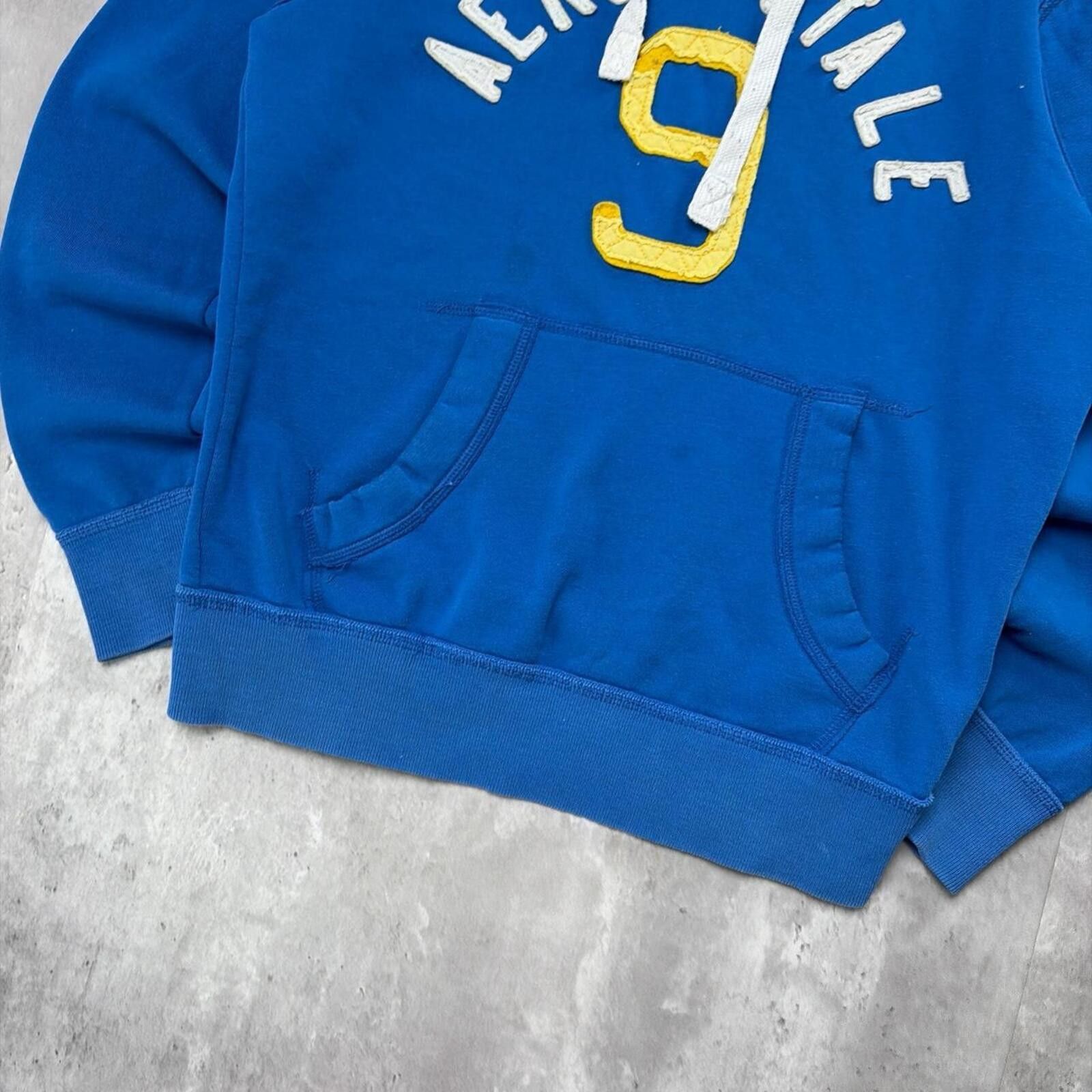 Aeropostale Y2K Blue Aeropostale Grunge Surf Distressed Hoodie Size US S / EU 44-46 / 1 - 4 Thumbnail