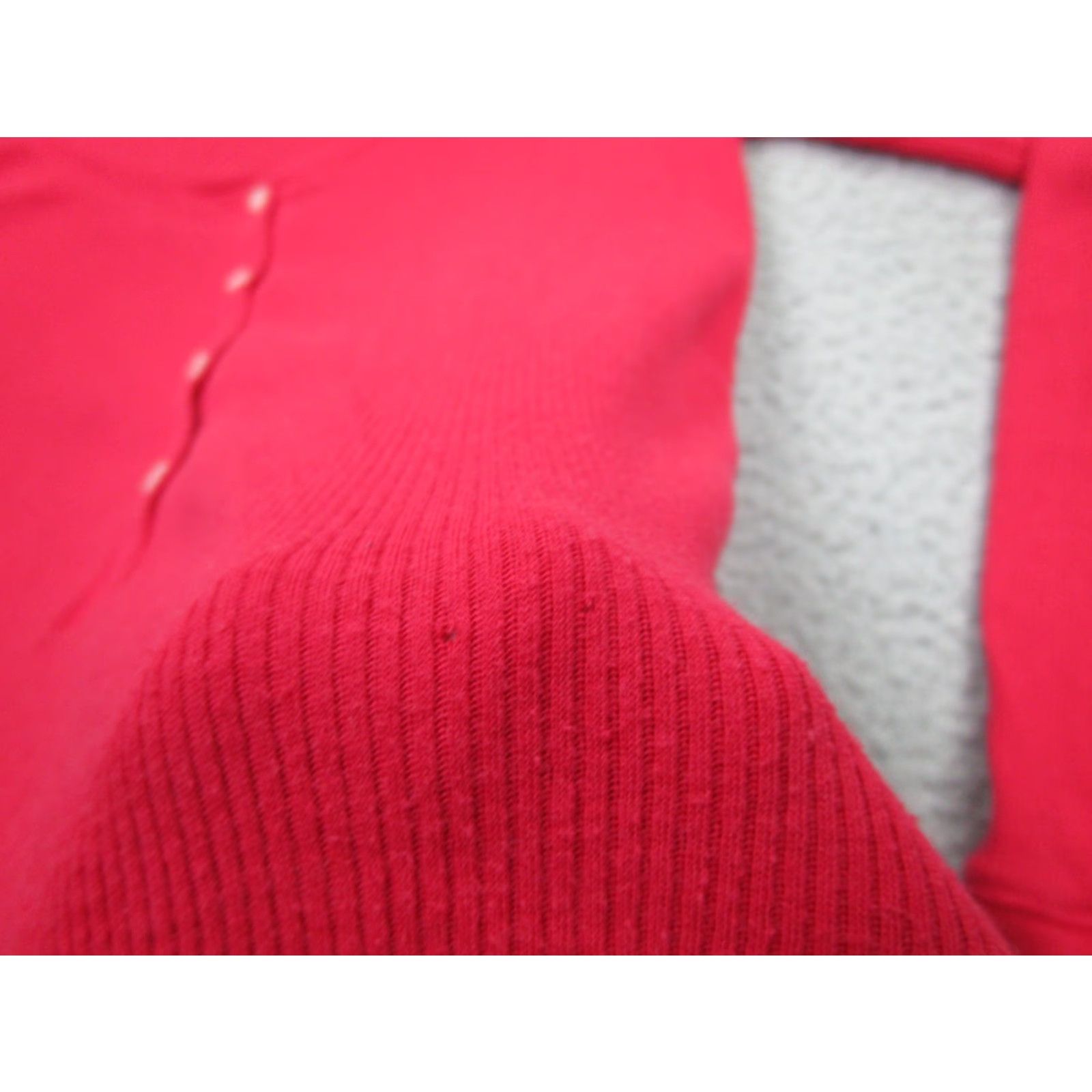 Victoria's Secret VINTAGE Victoria's Secret Womens XS red Bella Swan Henley Long Sleeve Shirt Layer Y2K Size XS / US 0-2 / IT 36-38 - 5 Thumbnail