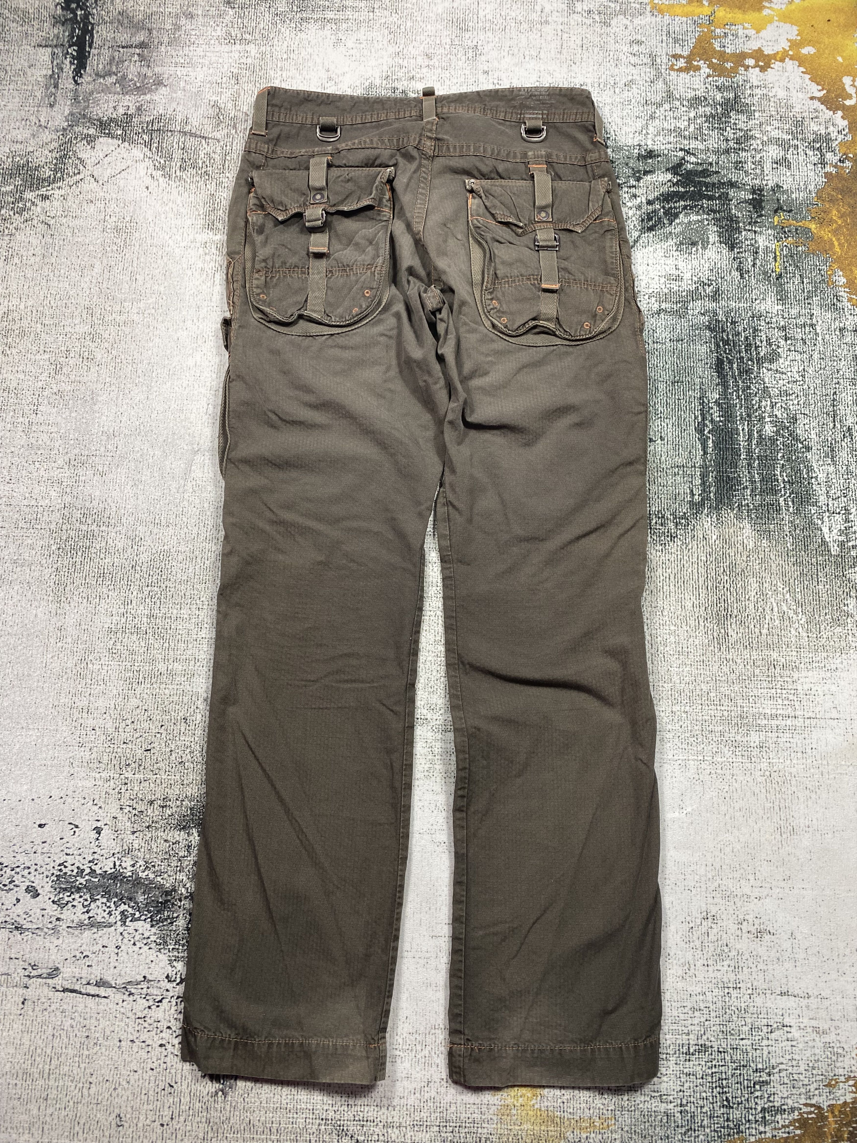 Edwin × Japanese Brand × Vintage Edwin Combat Tactical Cargo Pants Multi Pocket Bondage Size US 32 / EU 48 - 7 Thumbnail