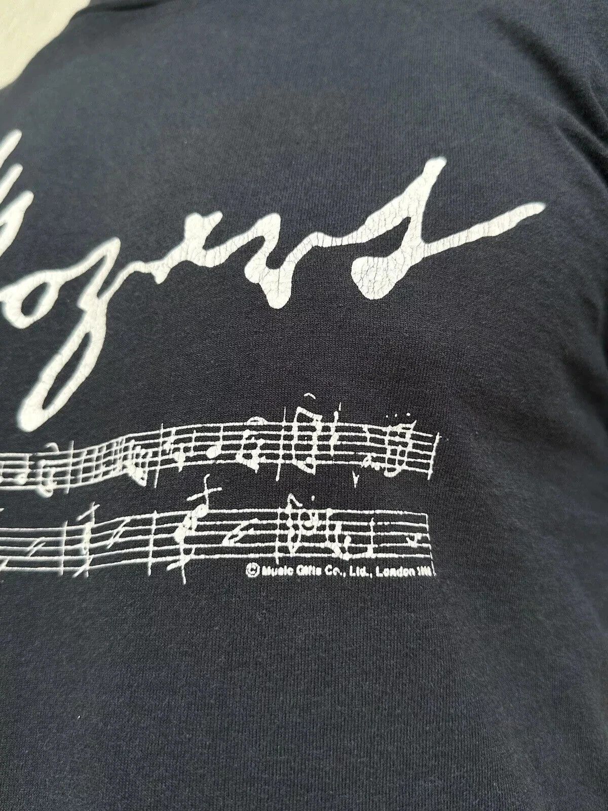 Vintage SCREEN STARS VINTAGE 1990s MOZART MUSIC T-SHIRT SINGLE Size US M / EU 48-50 / 2 - 6 Thumbnail