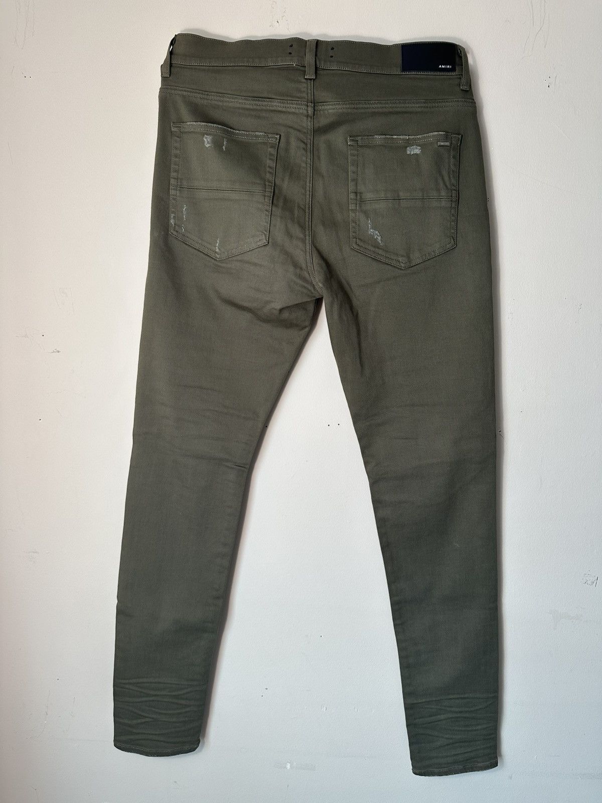 Amiri Amiri Bandana Thrasher Olive Green Jeans Size US 34 / EU 50 - 8 Thumbnail