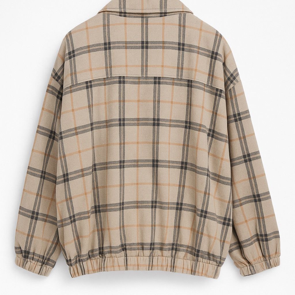 Japanese Brand Vintage Private Pause Sherpa Line Checkered Overshirt Jacket Size US XXL / EU 58 / 5 - 2 Thumbnail