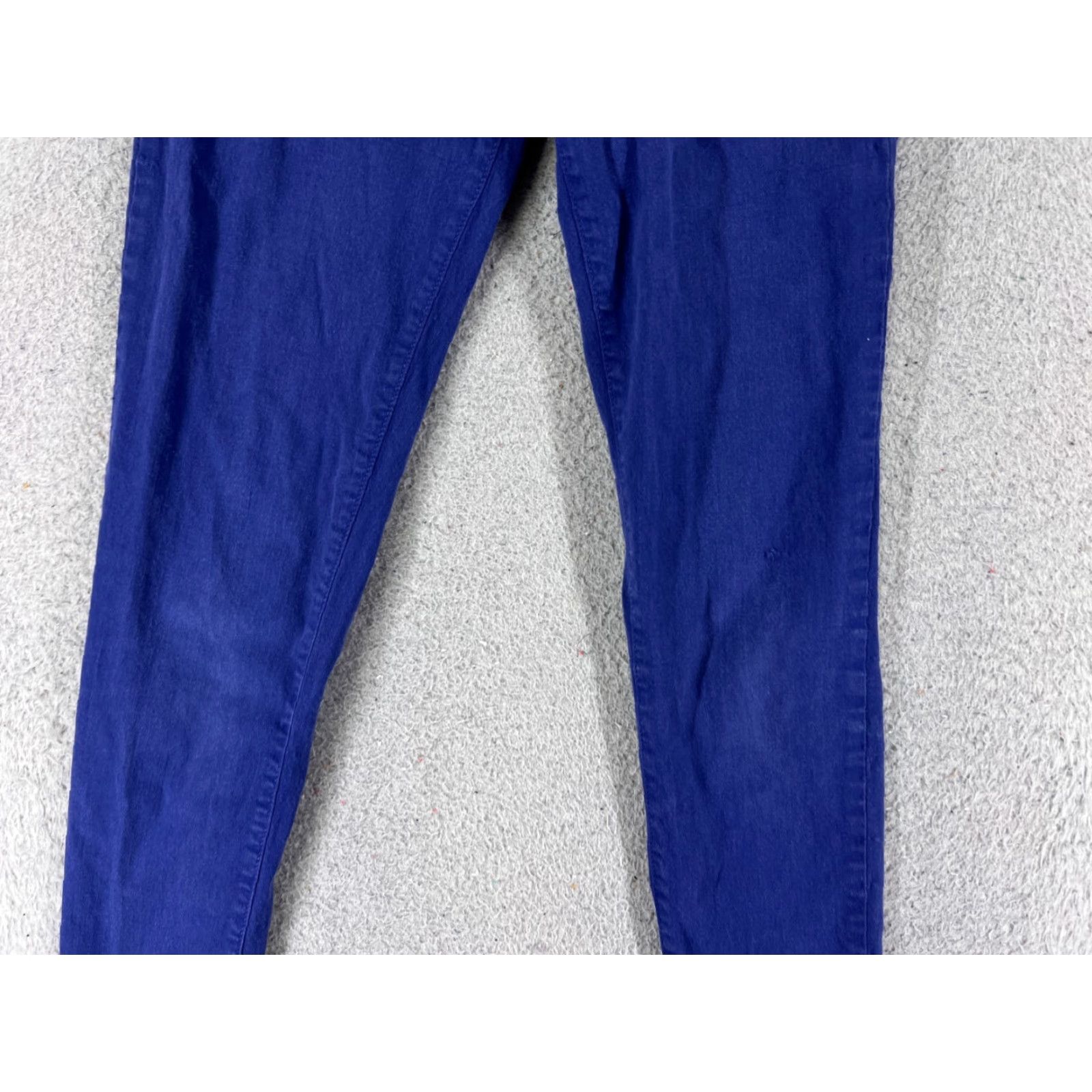 Vintage Klique B Jeans Womens 5 Purple Skinny Low Rise 25x28 Denim Size 27" / US 4 / IT 40 - 3 Thumbnail
