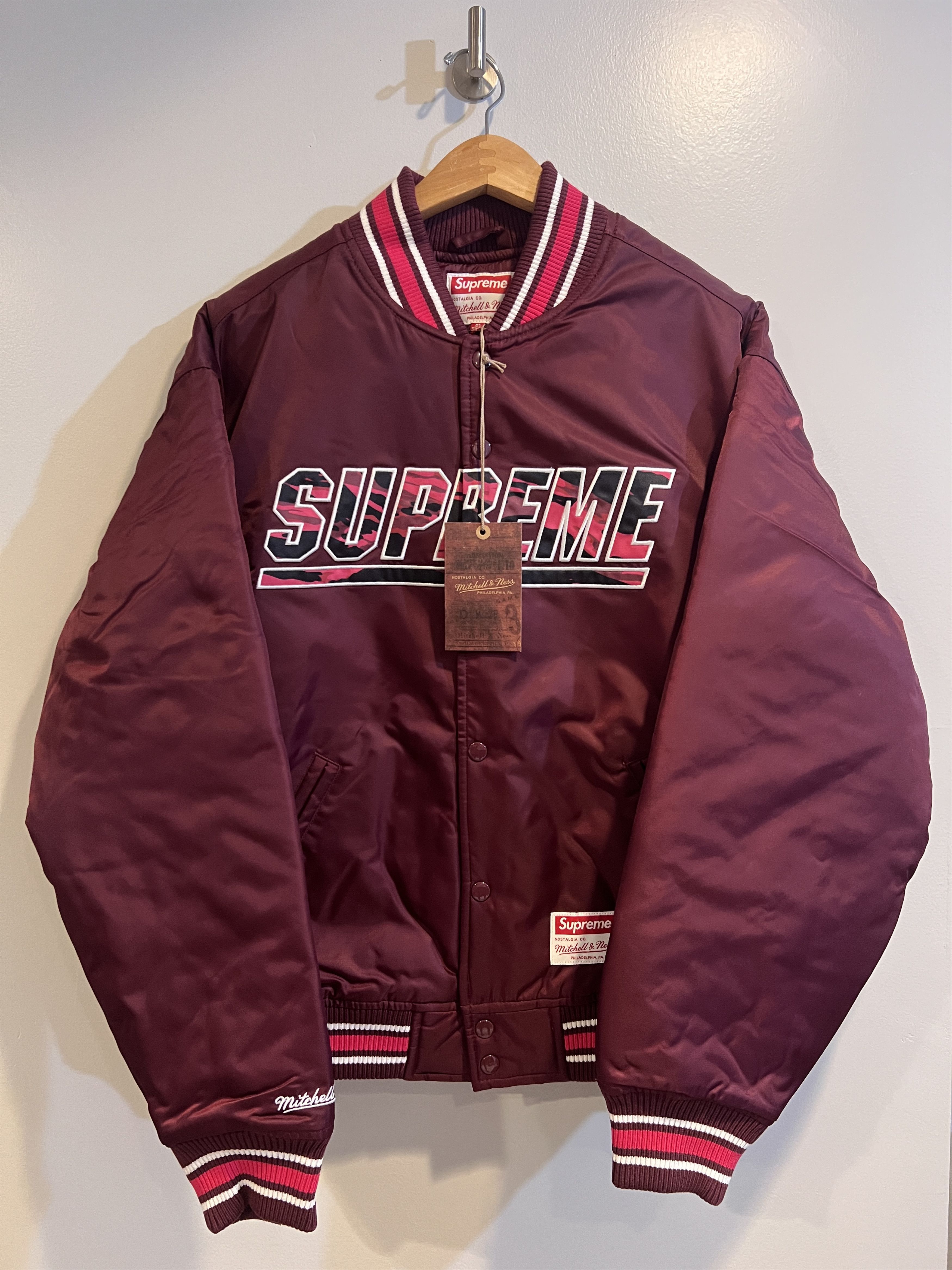 Supreme Mitchell Ness Jacket | Grailed
