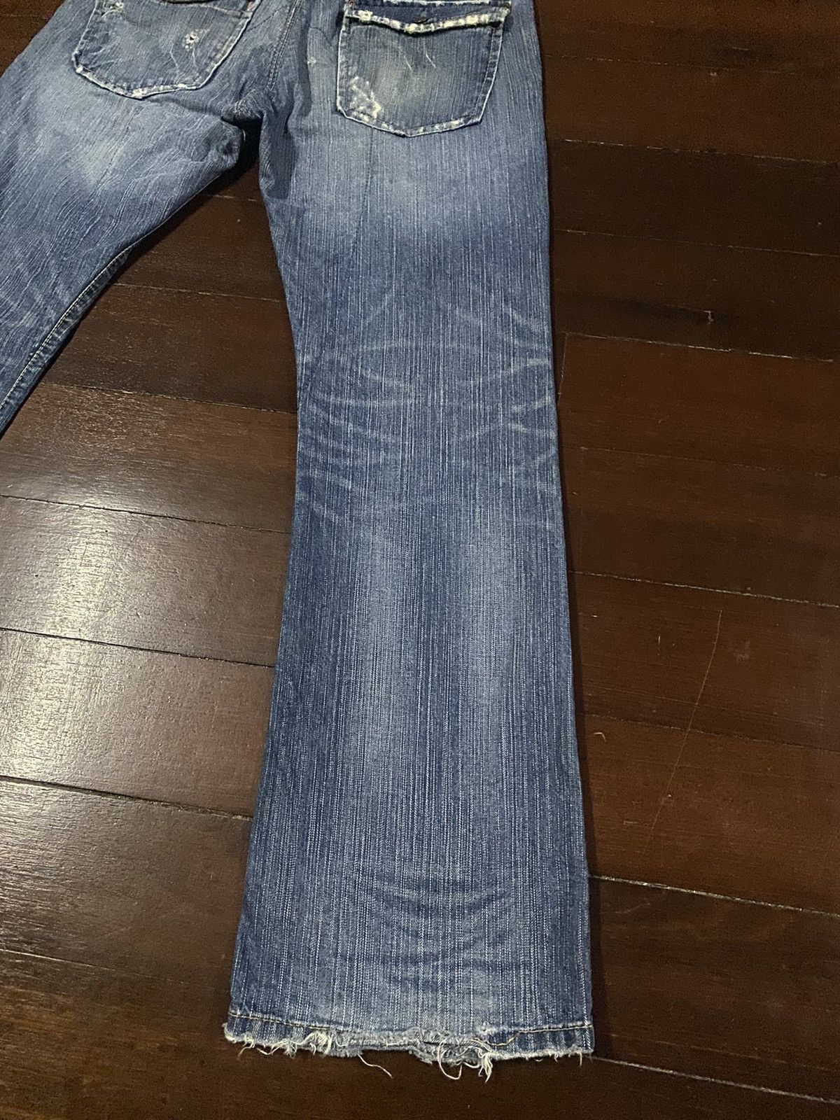 Le Grande Bleu (L.G.B.) AMAZING 🔥🔥 EDWIN MULTI POCKET BUSH CARGO BOOT CUT WIDE LEG Size US 36 / EU 52 - 12 Thumbnail