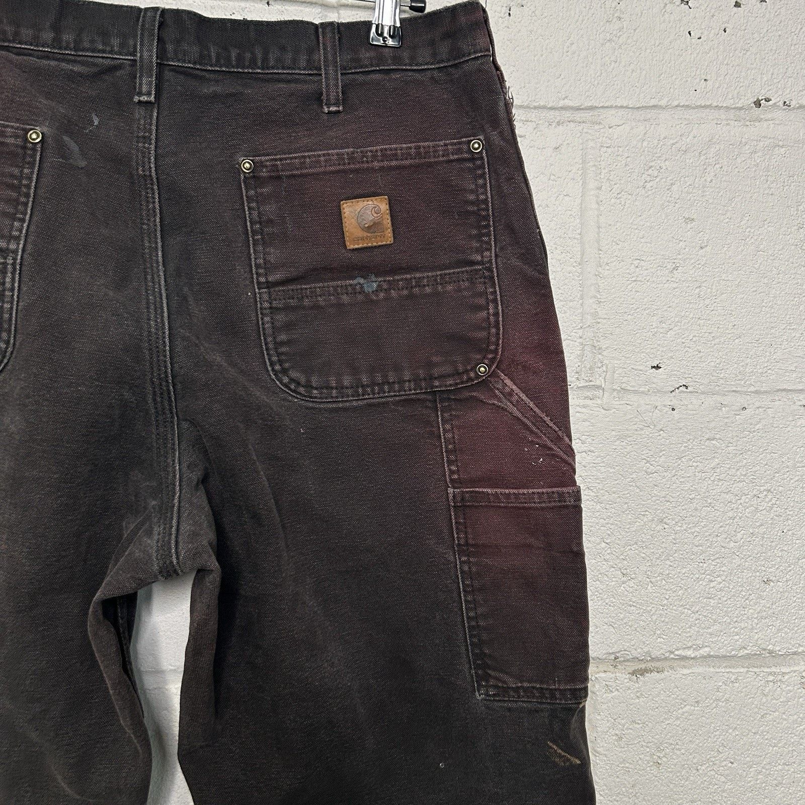 Carhartt Vintage Carhartt DoubleKnee Carpenter Pants “Black” B01 BLK Size US 35 - 15 Thumbnail