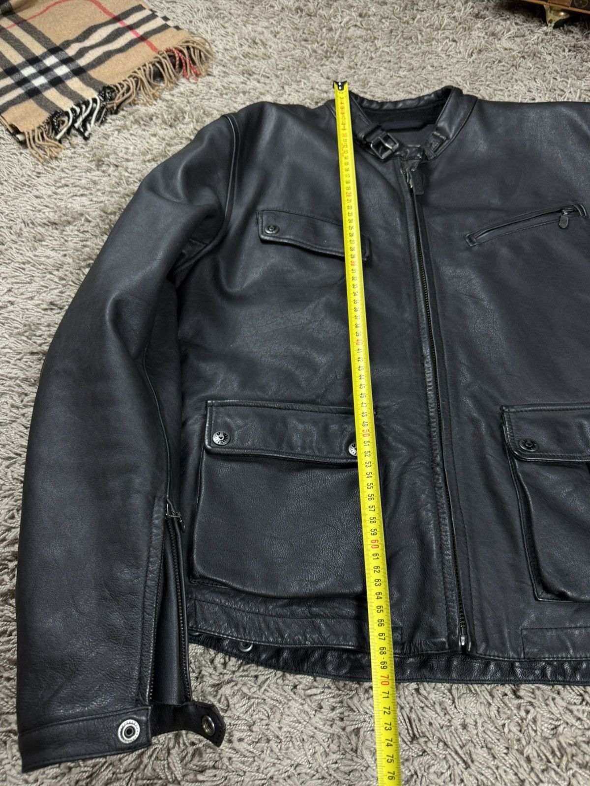 Belstaff Leather bomber jacket Belstaff original casual biker item Size US XL / EU 56 / 4 - 10 Thumbnail