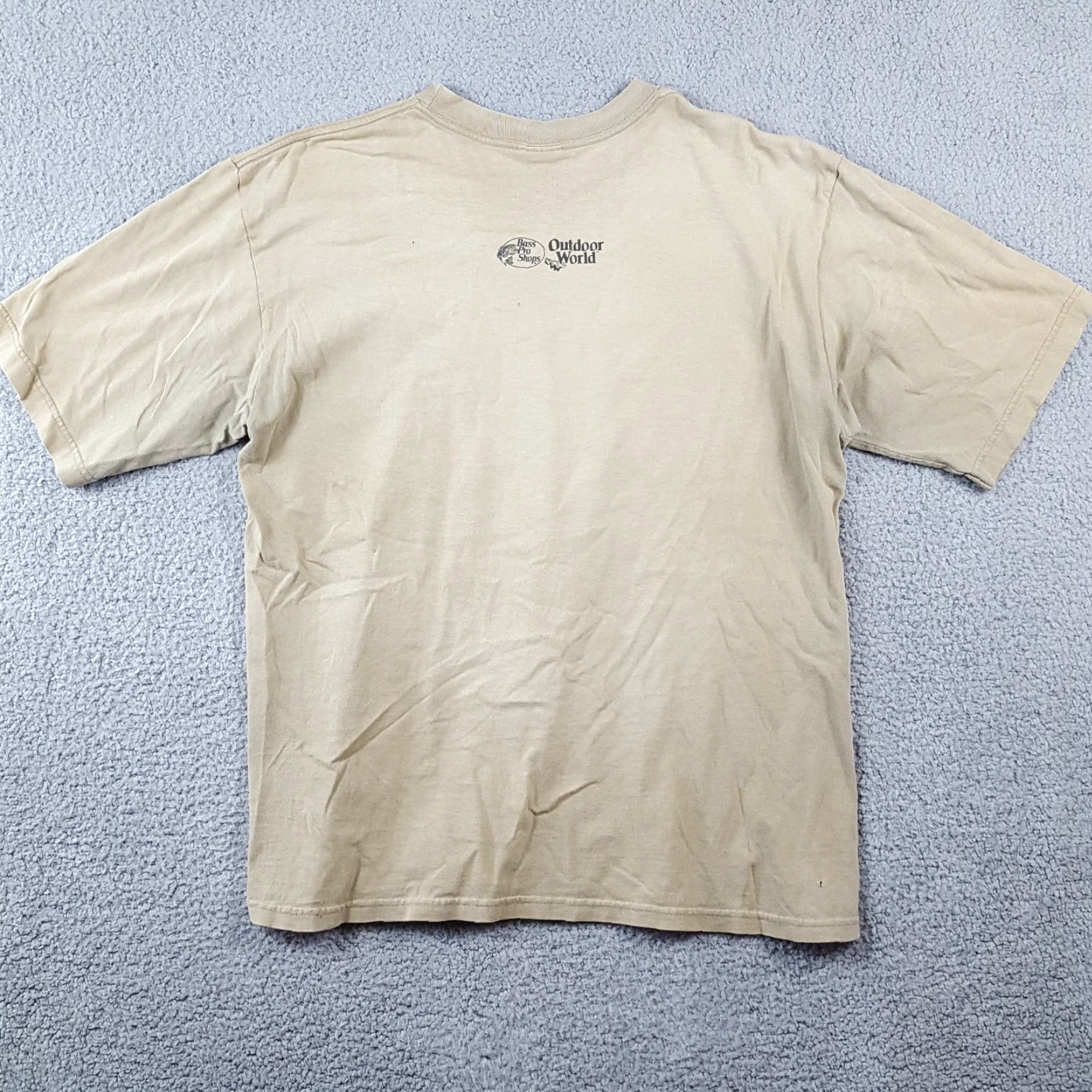 Bass Pro Shops Bass Pro Shop Distressed T-Shirt Truck Men XL Grunge Beiges 00s 90s Fishing Car Lodge Sportsman Size US XL / EU 56 / 4 - 7 Thumbnail