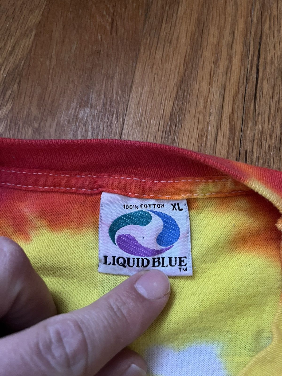 Grateful Dead × Liquid Blue × Vintage Vtg 1992 Grateful Dead Space Your Face Long Slv Tie Dye XL Size US XL / EU 56 / 4 - 5 Thumbnail