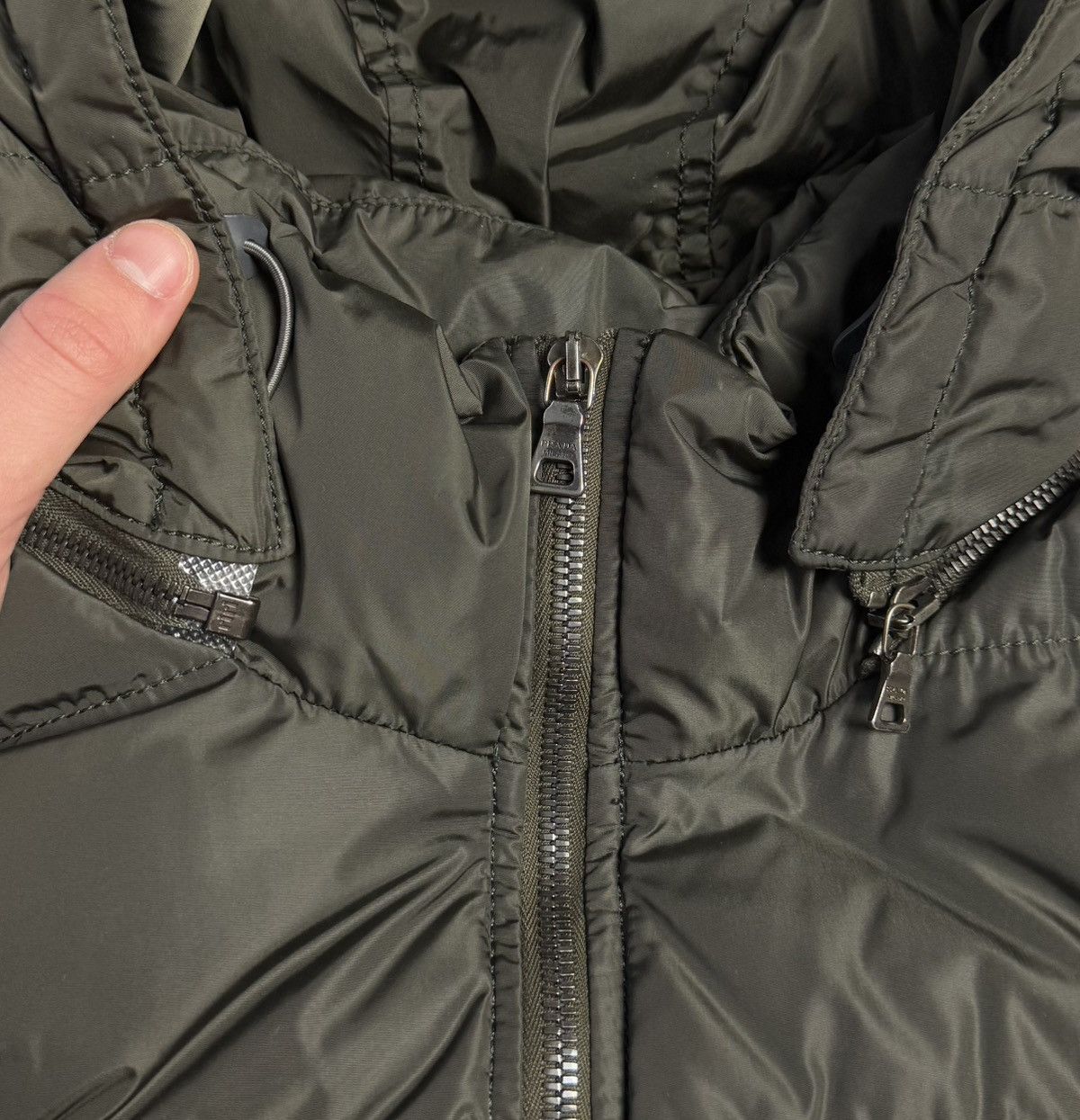 Prada Prada Down Coat Jacket Size L Size S / US 4 / IT 40 - 6 Thumbnail