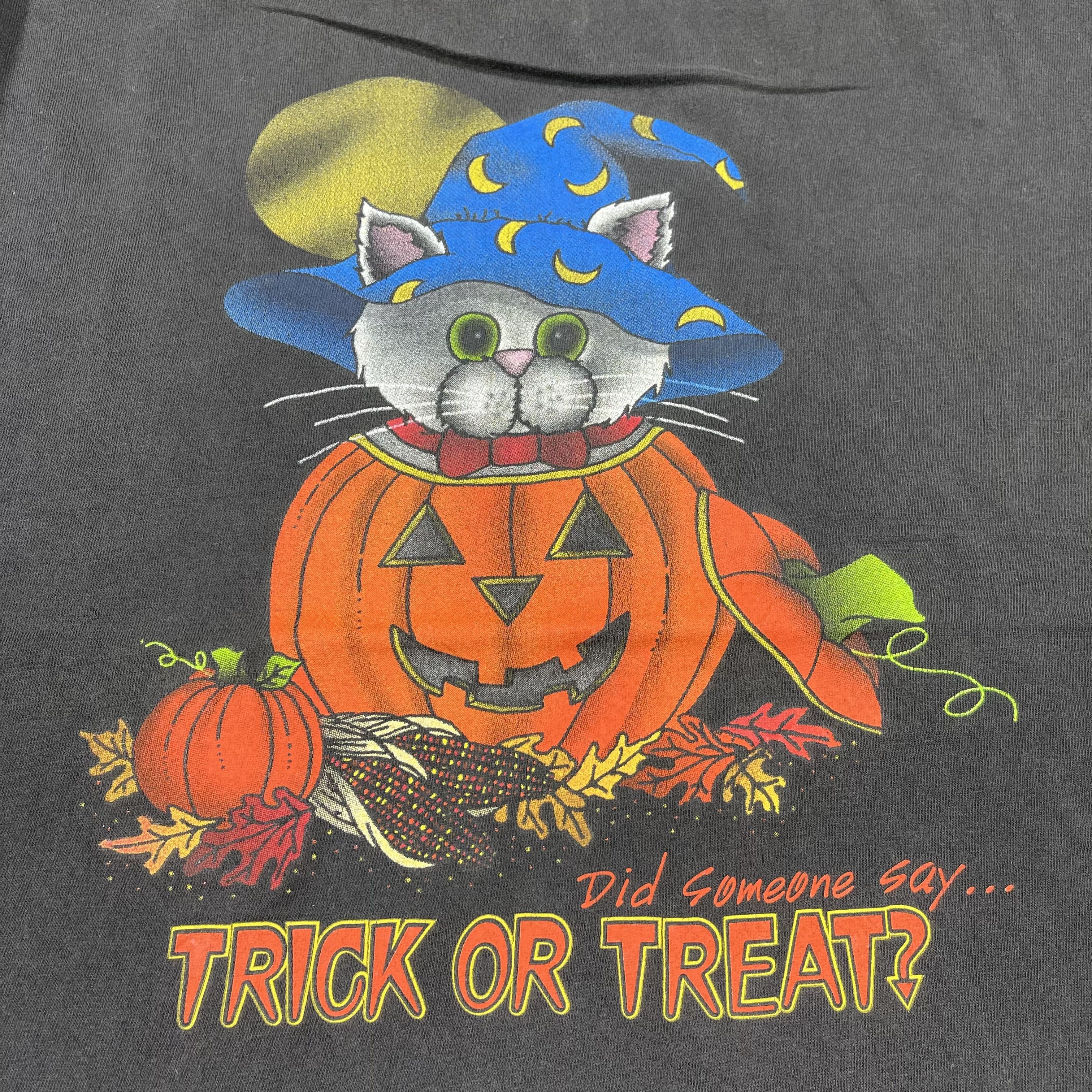 Vintage Vintage Hollowen Trick or Treat T-shirt Size US XL / EU 56 / 4 - 3 Thumbnail