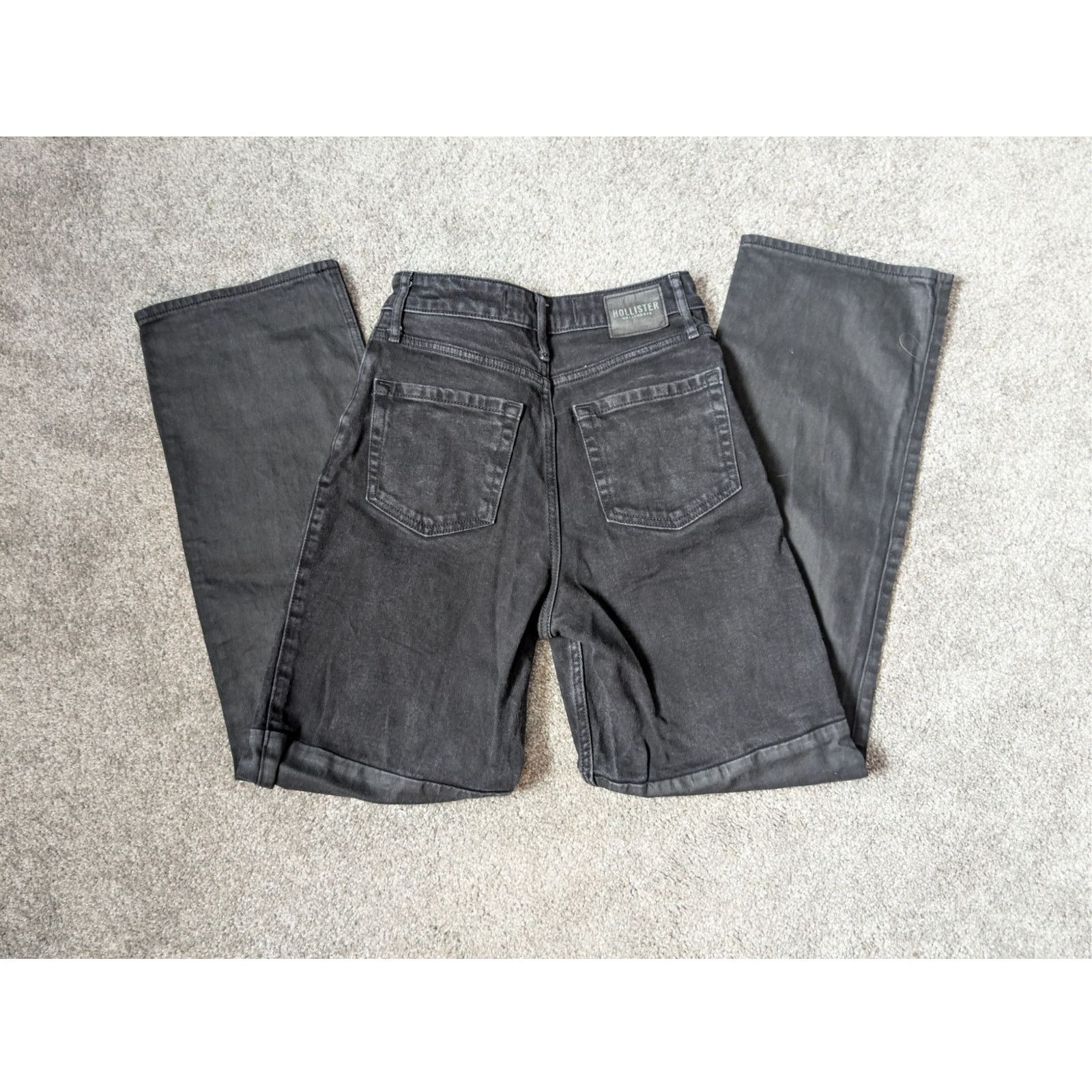 Hollister Hollister DadJeansWomen's 1R BlackStretchDenim UltraHighRise Size 25" / US 0 / IT 36 - 5 Thumbnail