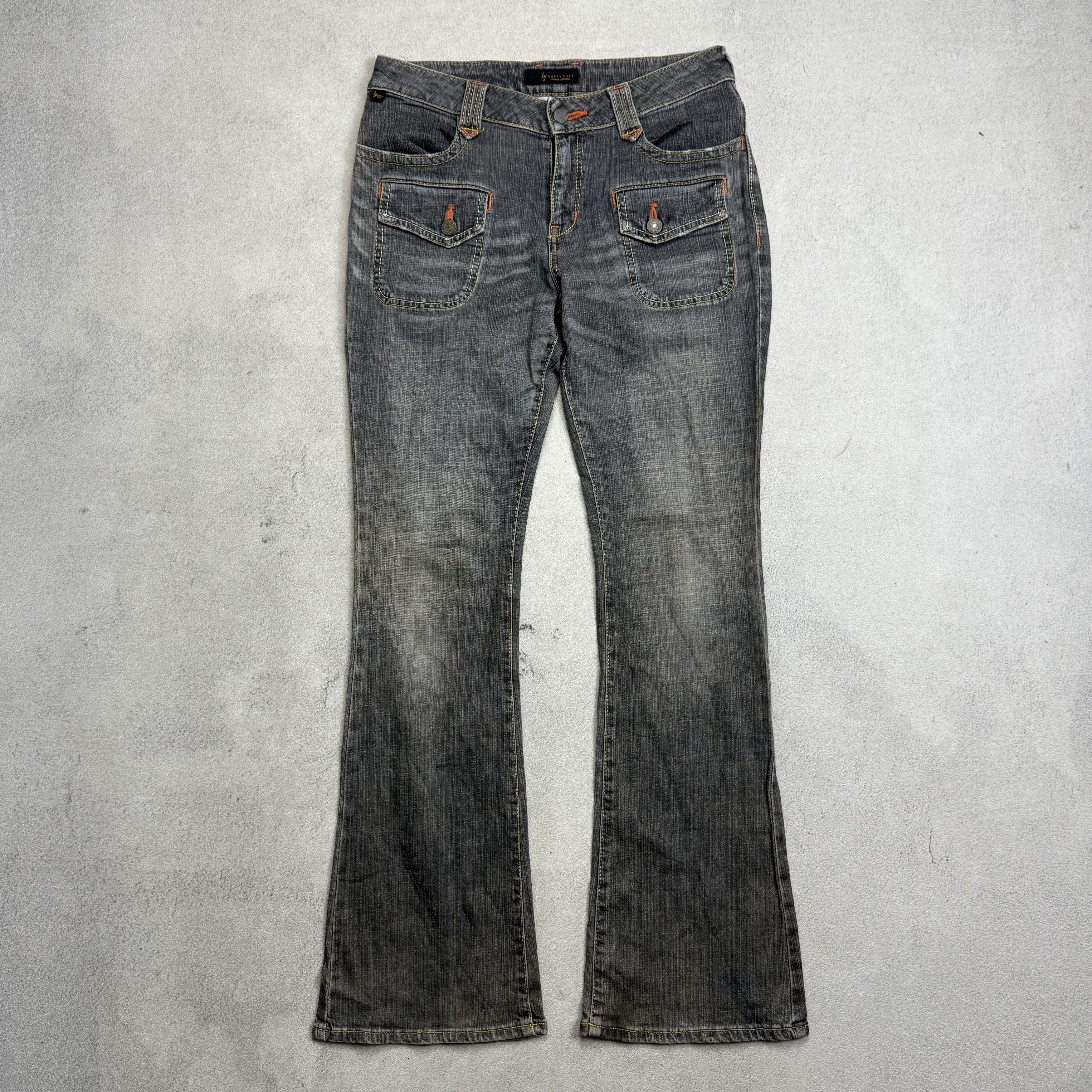 Vintage Bobson Happy Face Flare Jeans Size US 30 / EU 46 - 1 Thumbnail
