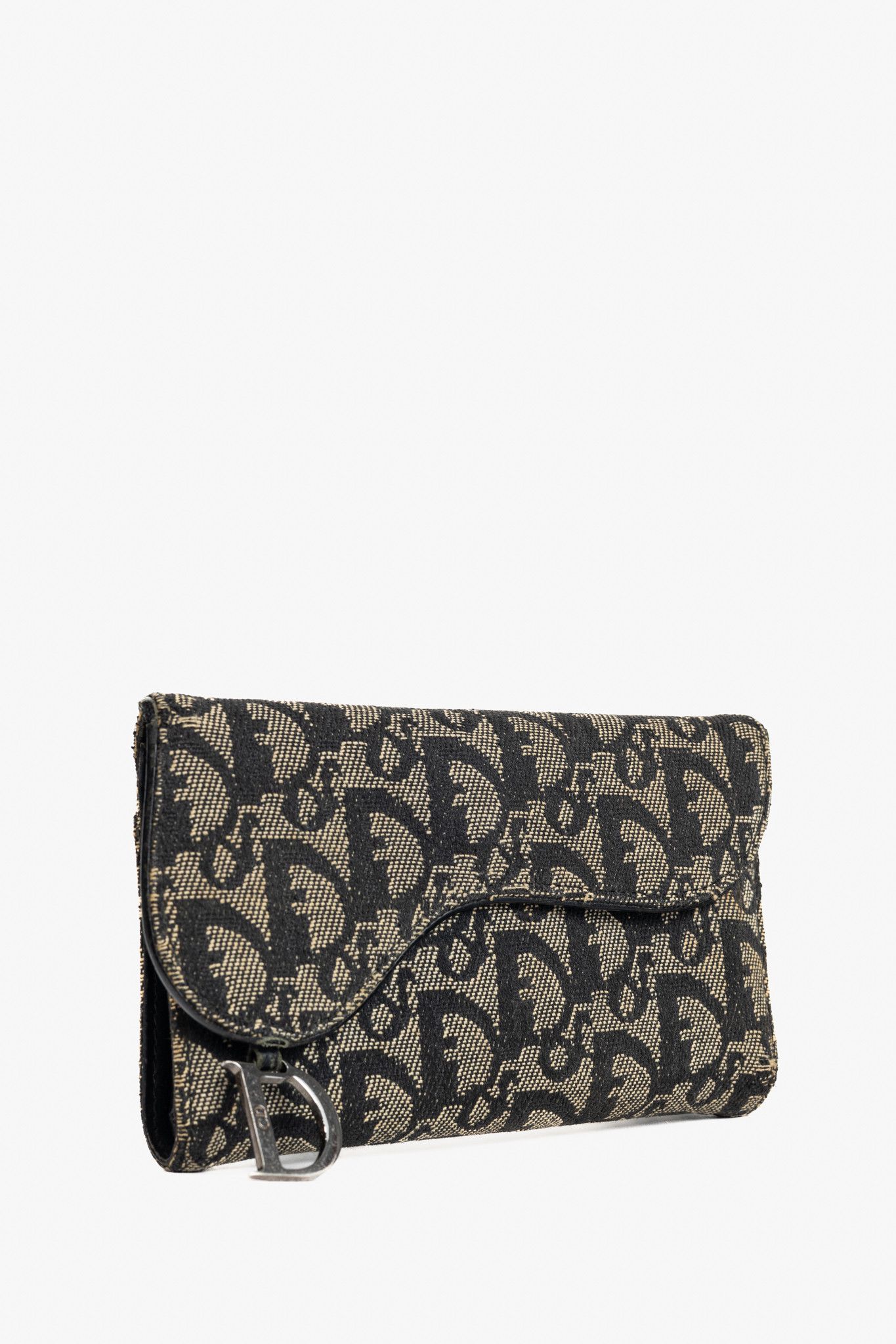Dior Christian Dior Saddle Noir Logo-Monogram Canvas Wallet Size ONE SIZE - 2 Thumbnail