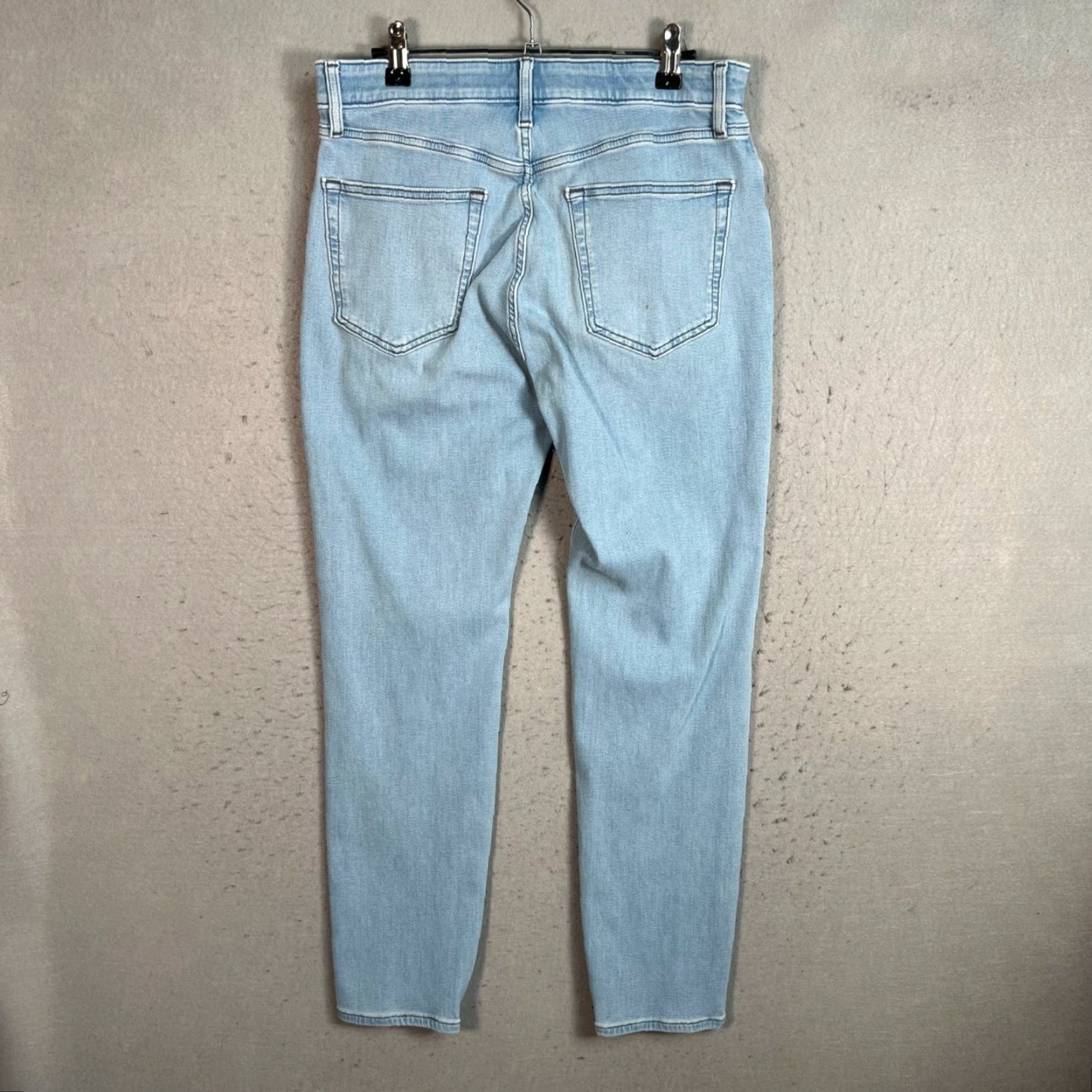 Uniqlo Uniqlo Jeans Womens Slim Skinny High-Waisted Light Wash 29in 28in Inseam Size M Blue Cotton Blend Denim 5-Pocket Size 32" / US 10 / IT 46 - 2 Thumbnail