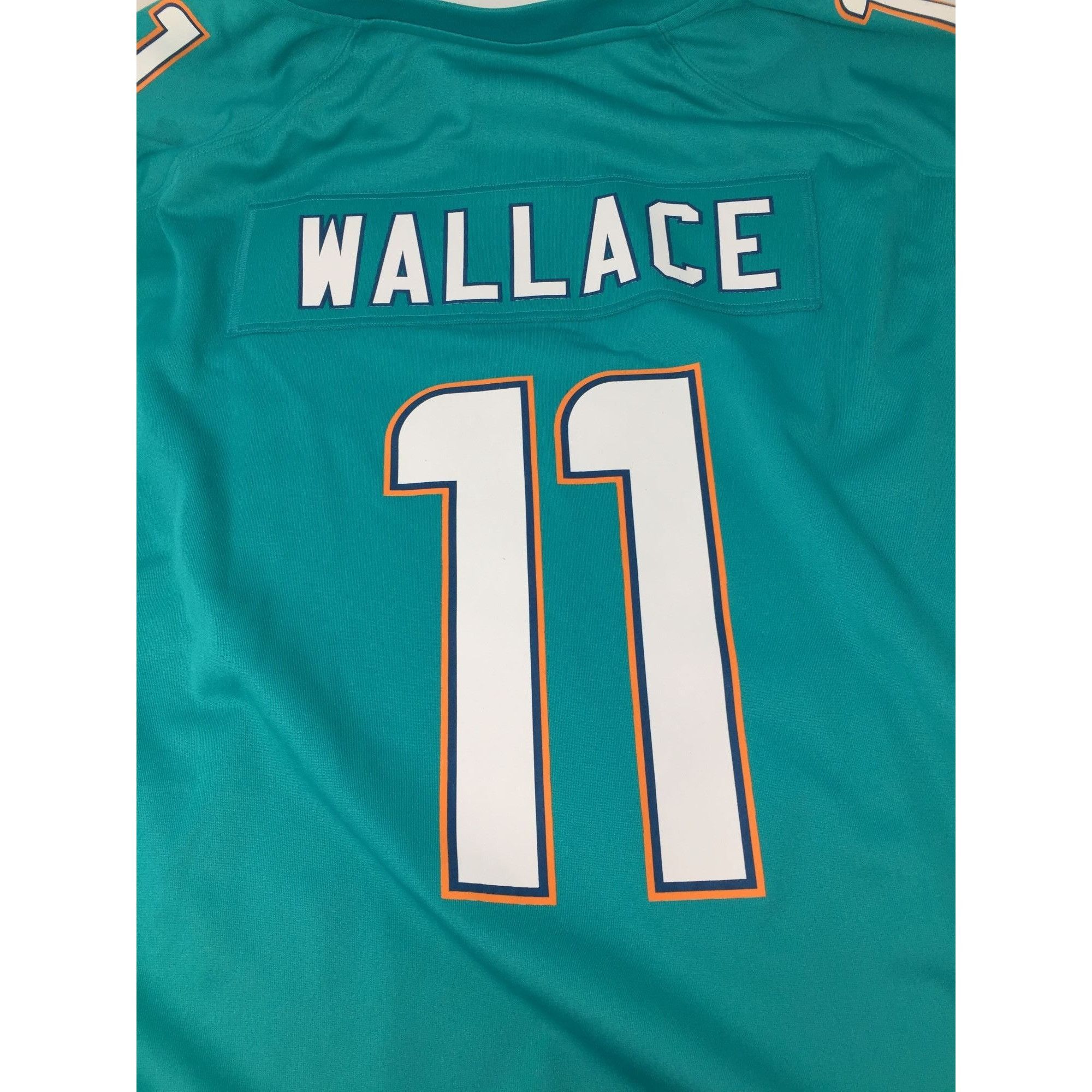 Nike Vintage Nike Miami Dolphins Mike Wallace #11 Football Jersey Size US XXL / EU 58 / 5 - 13 Thumbnail