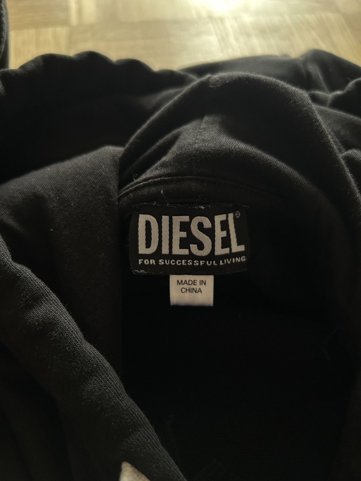 Diesel Blue diesel logo hoodie - worn once Size US M / EU 48-50 / 2 - 4 Thumbnail
