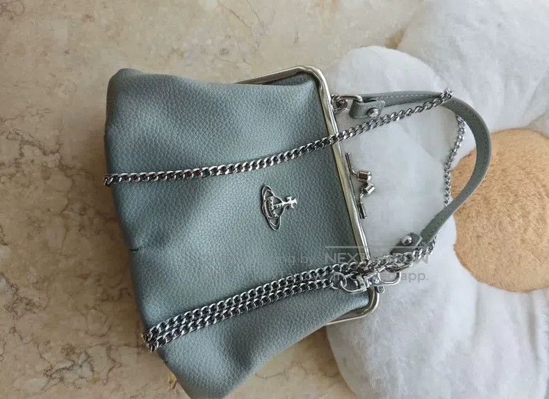 Vivienne Westwood Vivienne Westwood size os Elephant Grey Green Dumpling Bag Size ONE SIZE - 6 Thumbnail