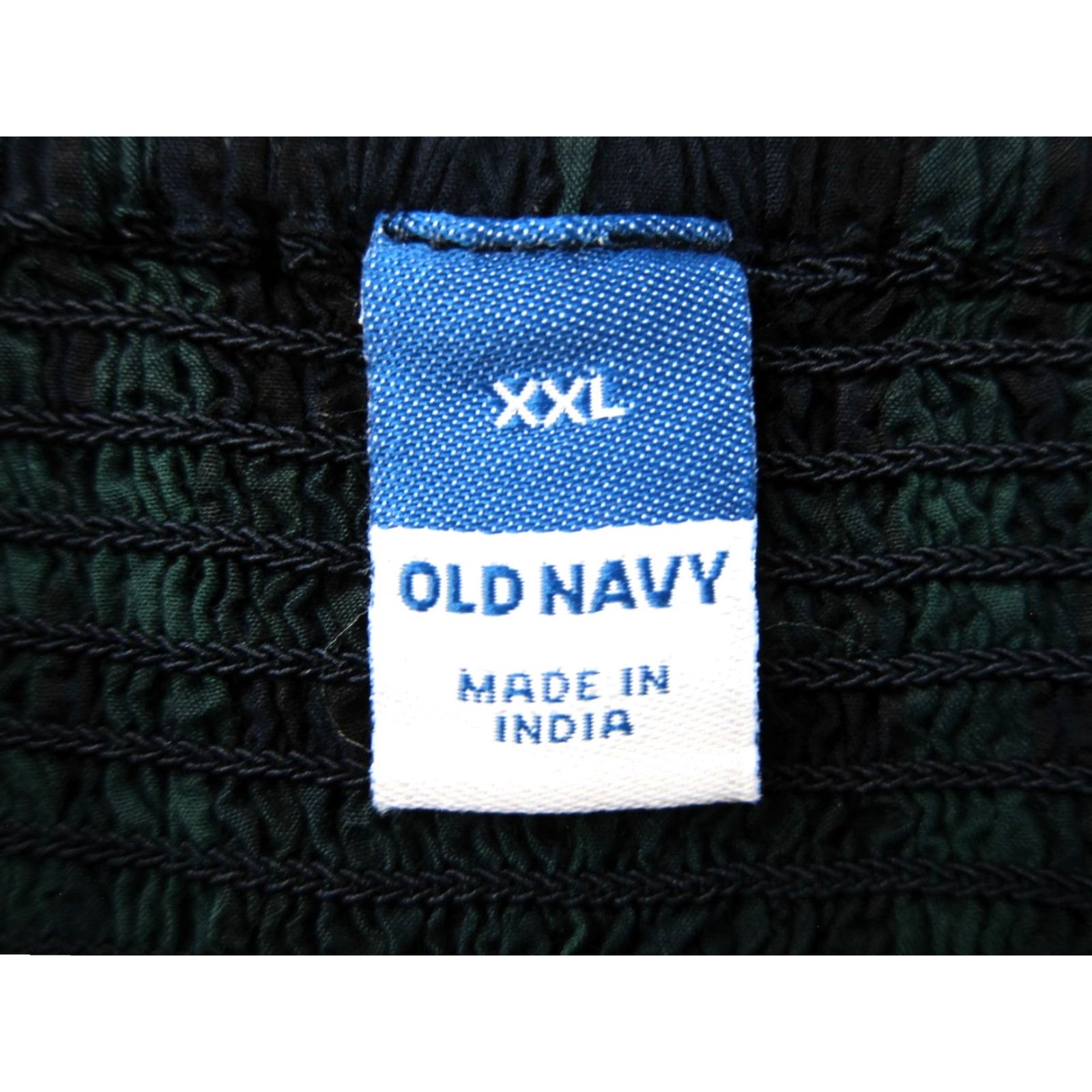 Old Navy VINTAGE Old Navy Blue Green Plaid Checkered Long Sleeve Pocket Smock Dress XXL Size XXL / US 16-18 / IT 52-54 - 3 Thumbnail