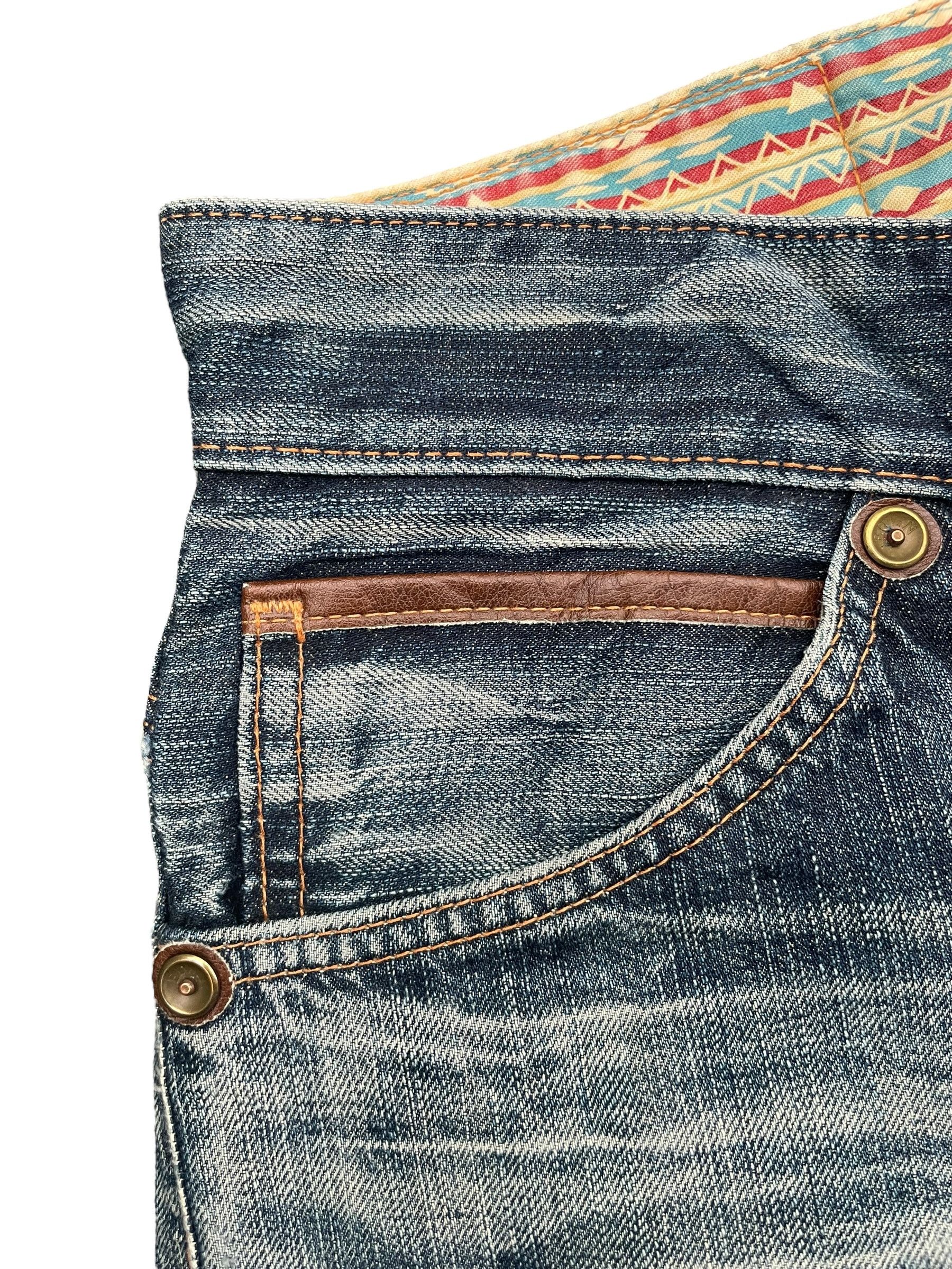 Edwin Japan Vintage Edwin 444XVS Distresed Jeans Size US 33 - 4 Thumbnail