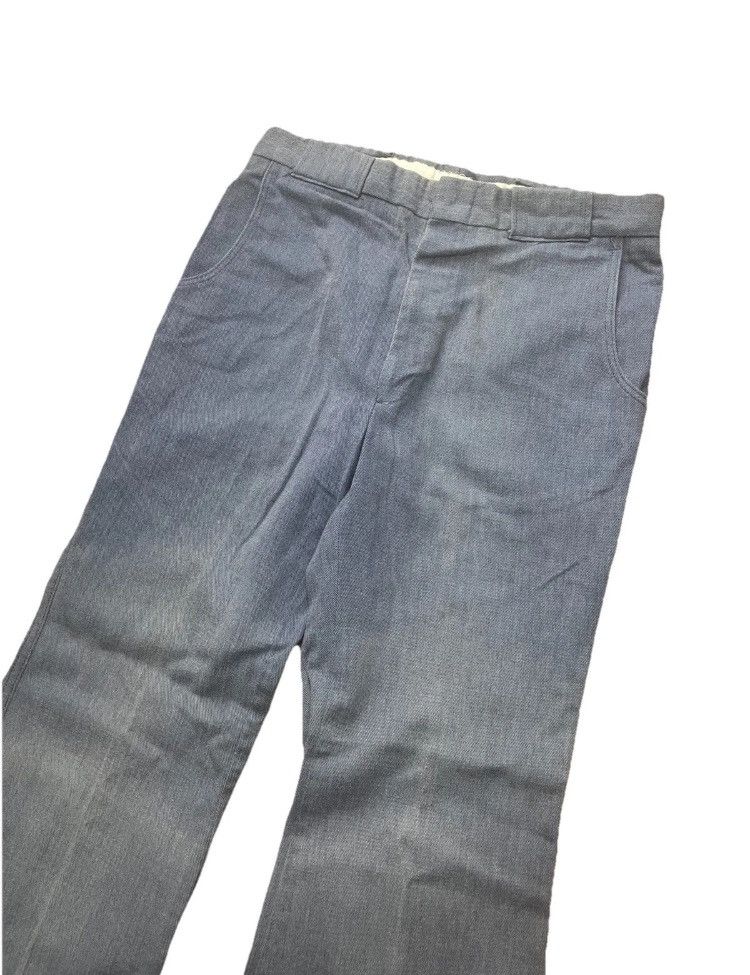 Vintage × Wrangler 70’s Wrangler Bell Bottom Slacks Cotton Trousers Flare Disco Size US 31 - 4 Thumbnail