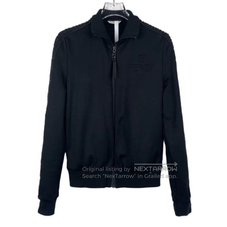 Fendi Fendi Black Zipper Sports Jacket Size XS / US 0-2 / IT 36-38 - 1 Thumbnail