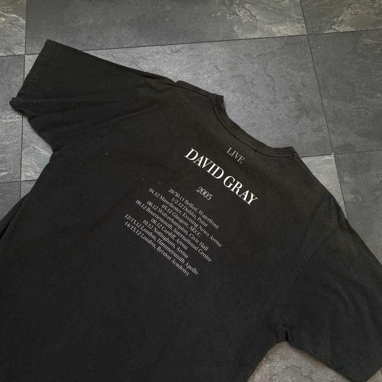 Streetwear × Vintage David gray 2005 t-shirt jersey trikot maillot T-rock Size US XL / EU 56 / 4 - 7 Thumbnail