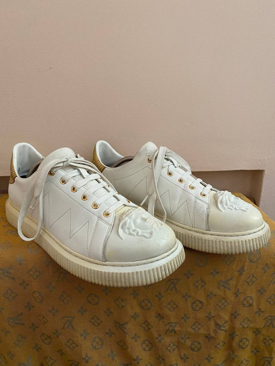 Versace 🔥 RRP 850$ Versace Big Medusa Logo Sneaker Size US 12.5 / EU 45-46 - 1 Thumbnail