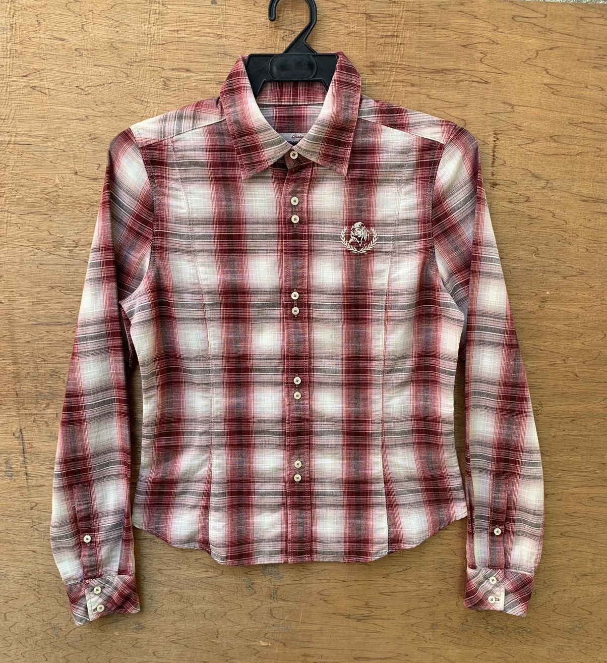 Hysteric Glamour Hysteric Glamour Button Ups Checkered Gold Stripe Line Shirt Size S / US 4 / IT 40 - 5 Thumbnail