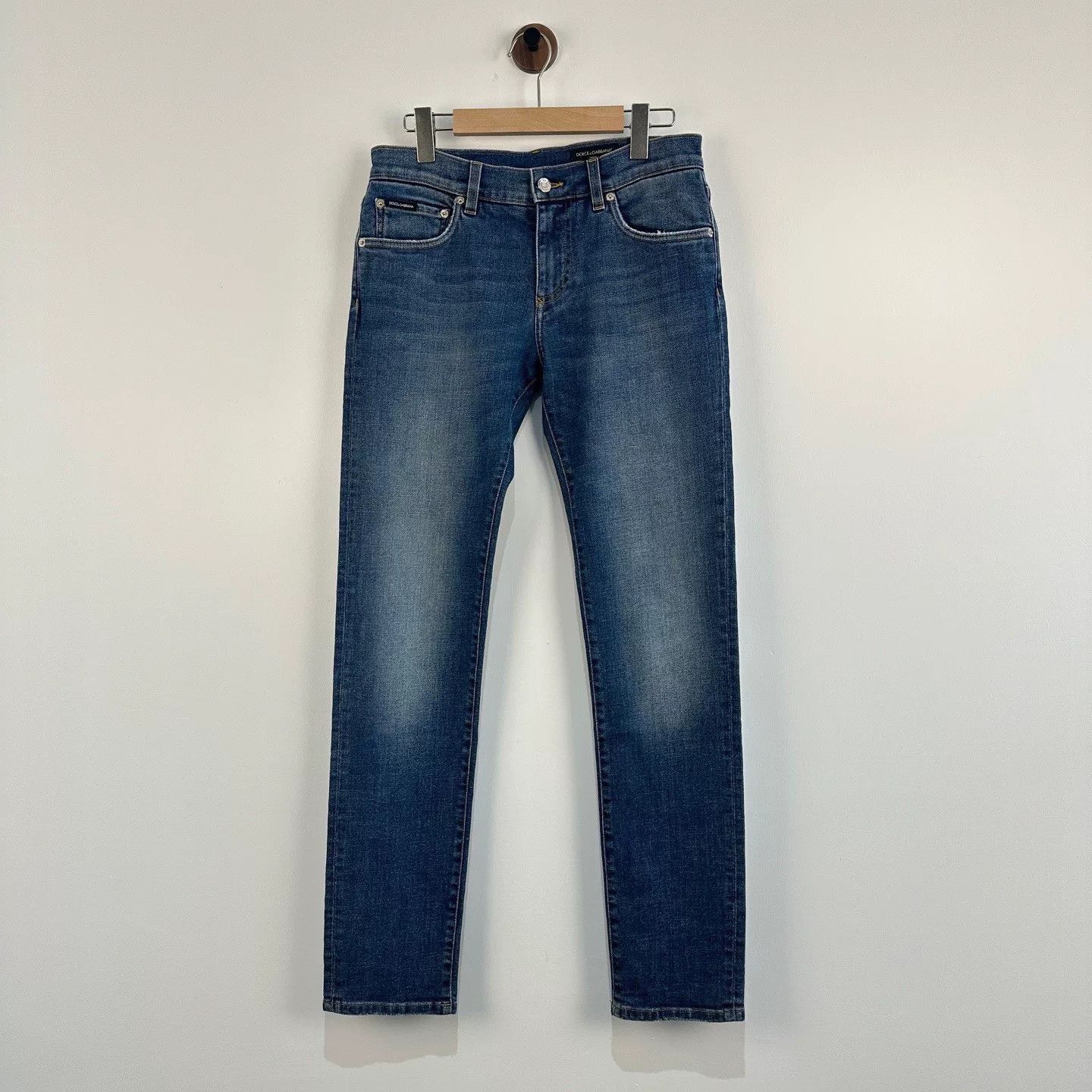 Dolce&Gabbana Distressed Denim Pants Size 46