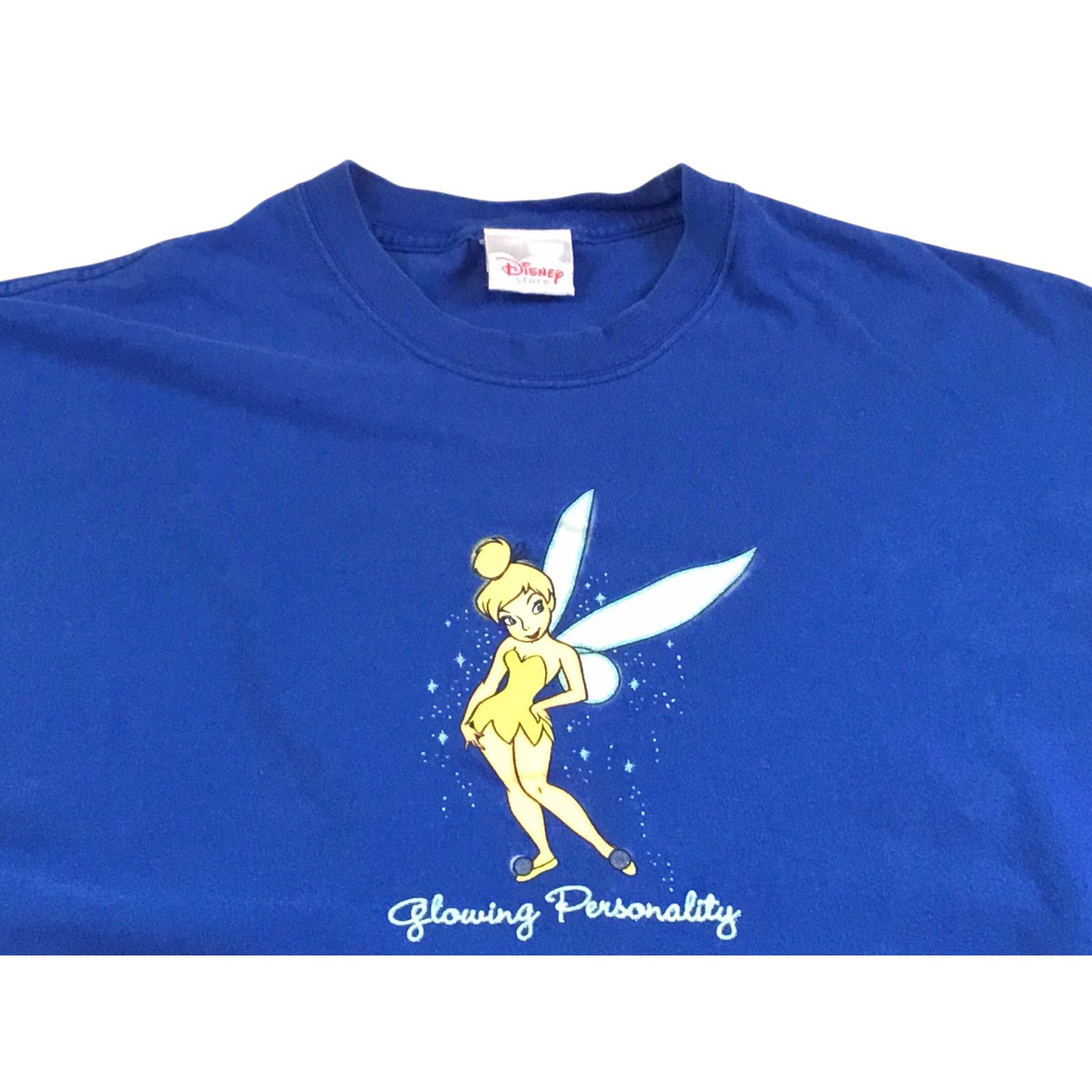 Disney Disney Tinkerbell T-Shirt Blue Sparkly Glowing Personality L Size L / US 10 / IT 46 - 2 Thumbnail
