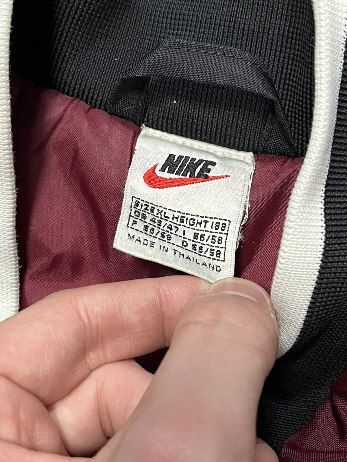 Nike × Vintage RARE Vintage Jacket Nike Big Logo Size US XL / EU 56 / 4 - 8 Thumbnail