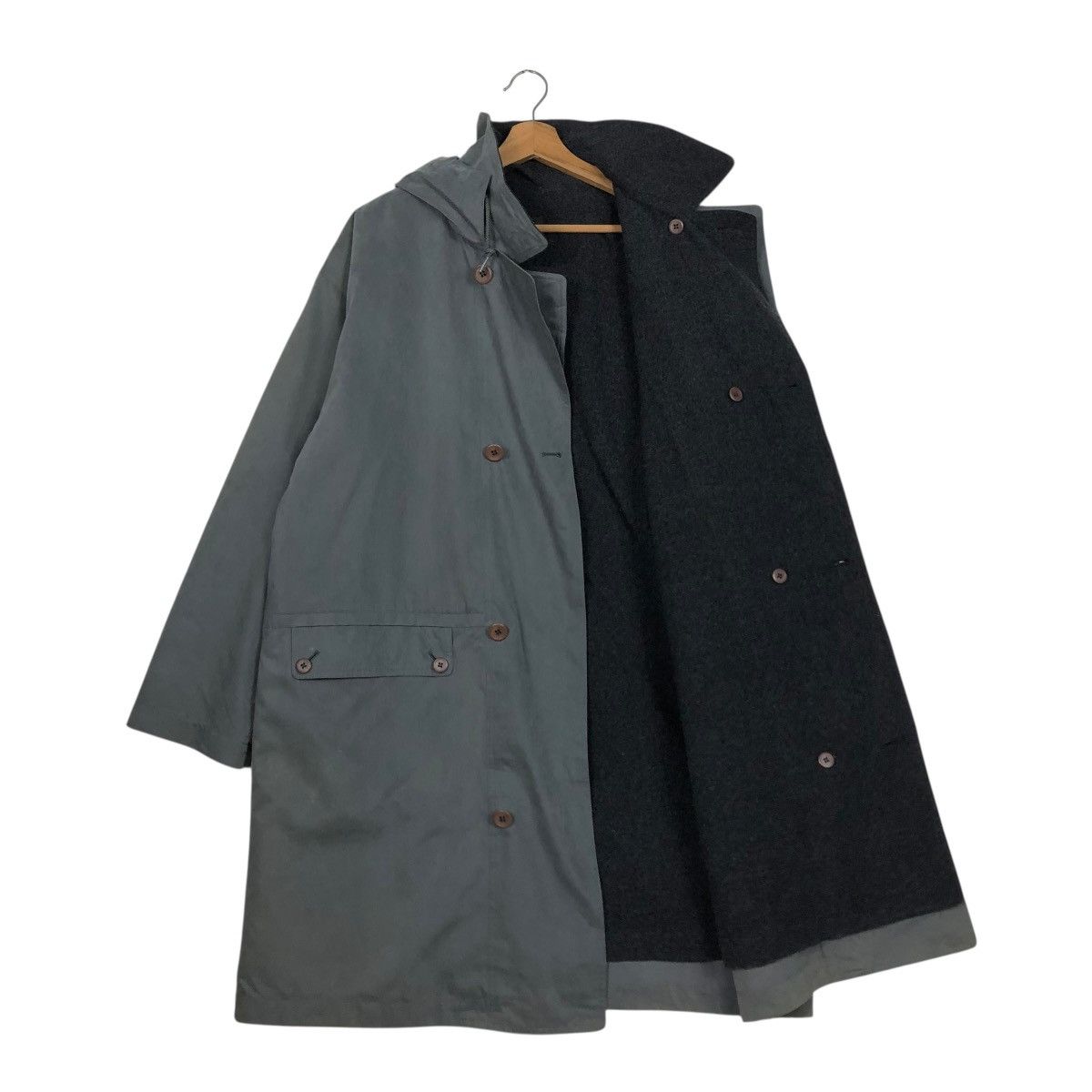 Japanese Brand 🔥RICH GREY VINTAGE CHORE WORK JACKET ALLERGI ISSEY MIYAKE Size US L / EU 52-54 / 3 - 13 Thumbnail